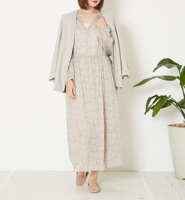 Liesse「ペイズリワンピース」|ワンピース|ベージュ