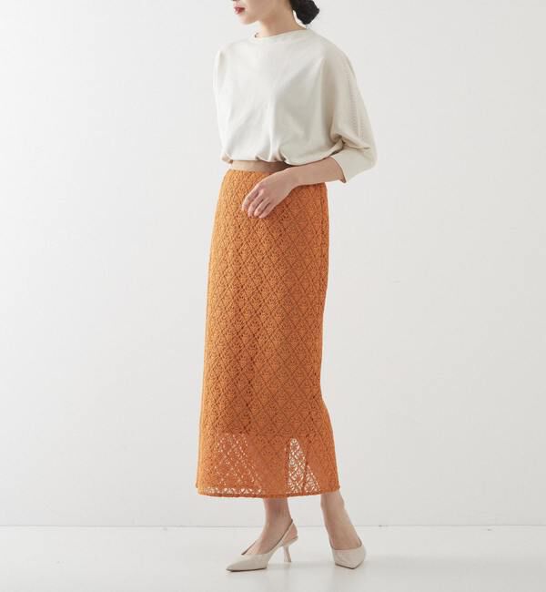 Liesse「ロングレースタイトスカート」|スカート|