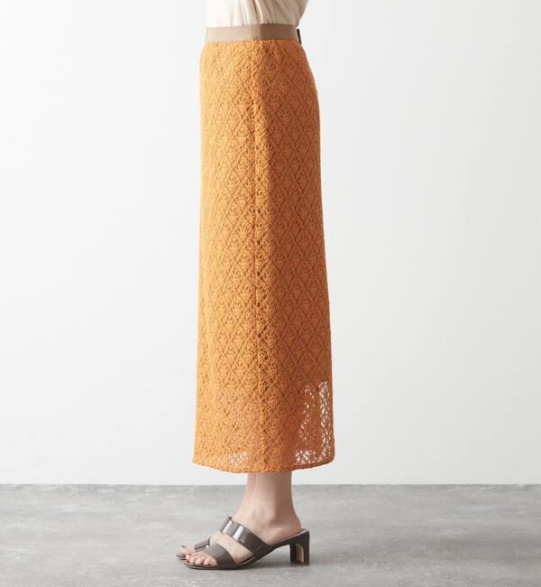 Liesse「ロングレースタイトスカート」|スカート|