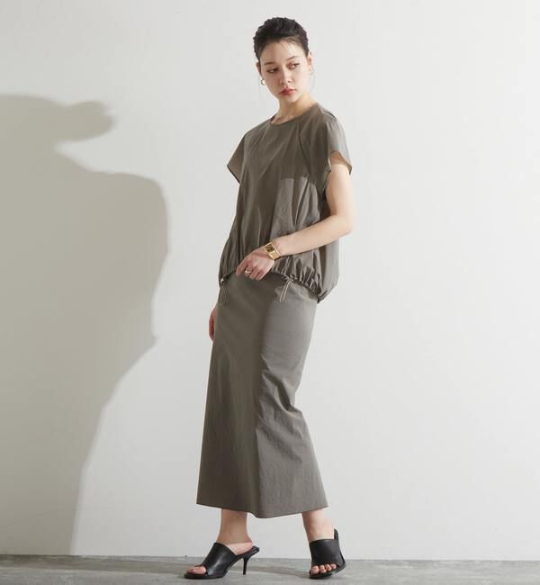 Liesse「バルーンブラウス」|シャツ・ブラウス|グレー