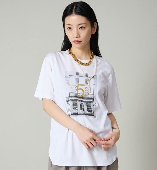 Liesse「《WEB限定》復刻No.5フォトプリントTシャツ」|Tシャツ・カットソー|