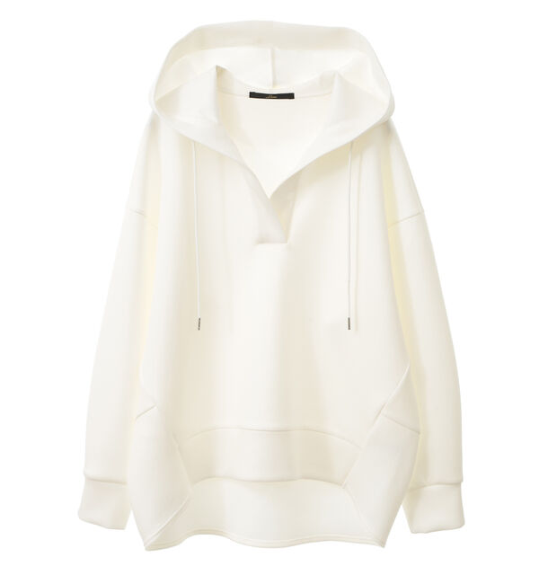 Liesse「ダンボールスキッパーフードトップス」|Tシャツ・カットソー|ホワイト