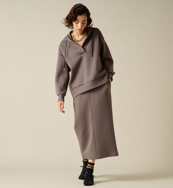 Liesse「ダンボールスキッパーフードトップス」|Tシャツ・カットソー|