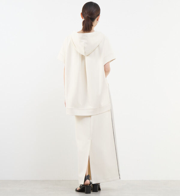 Soffitto「ハーフジップノースリーブパーカー」|パーカー|