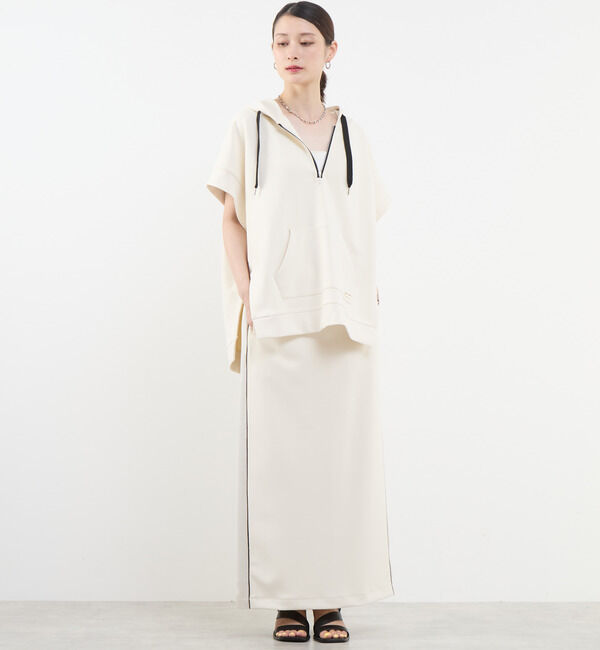 Soffitto「ハーフジップノースリーブパーカー」|パーカー|