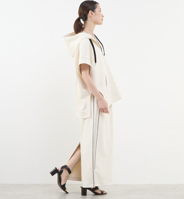 Soffitto「ハーフジップノースリーブパーカー」|パーカー|