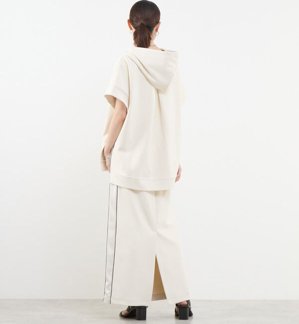 Soffitto「ハーフジップノースリーブパーカー」|パーカー|