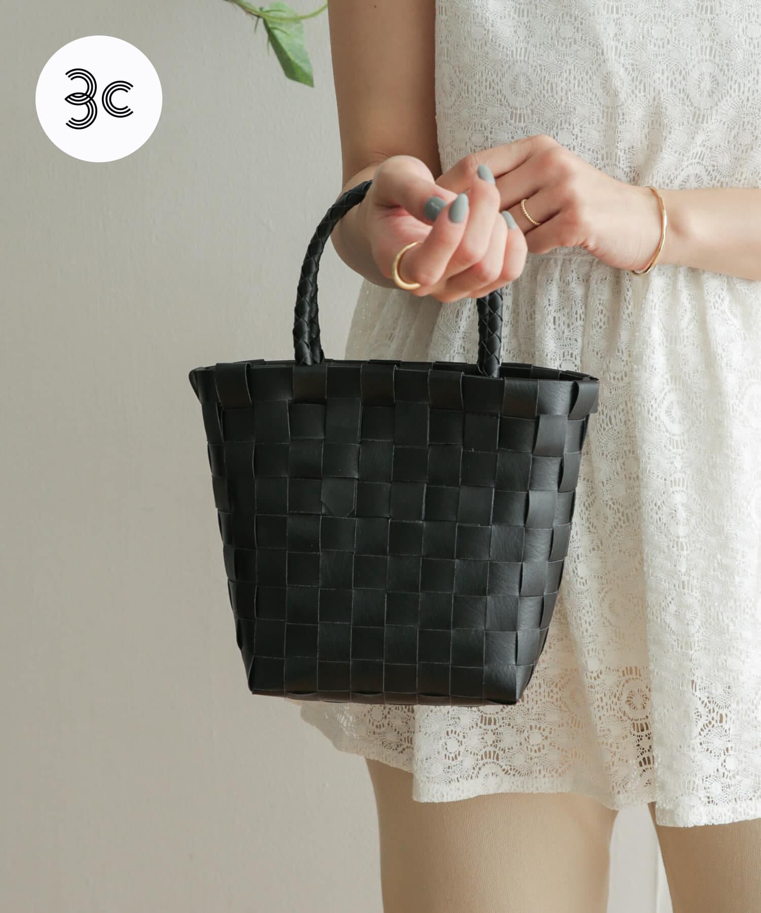 URBAN RESEARCH DOORS「commpost　マーケットバッグ」|ハンドバッグ|ブラック