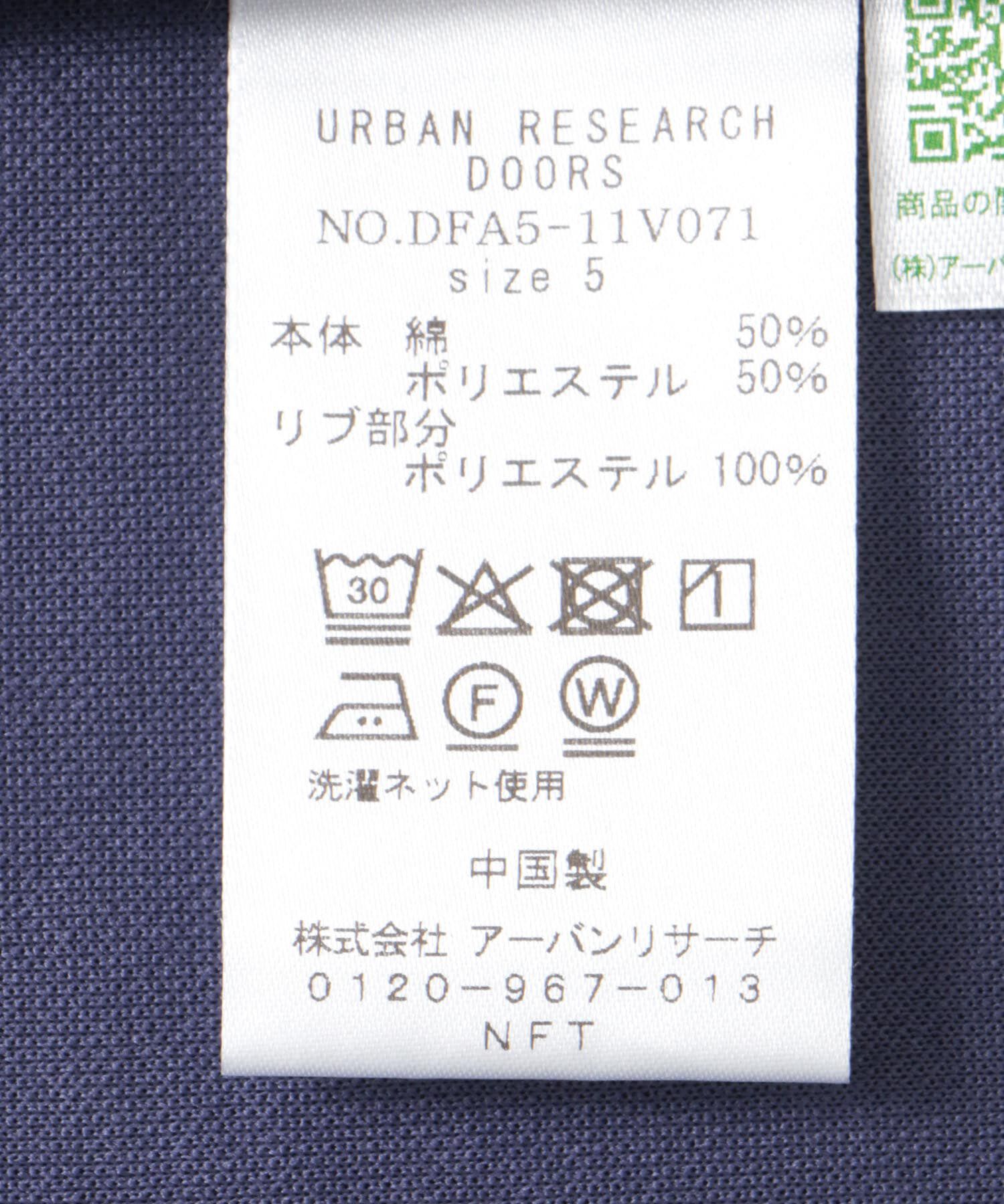 URBAN RESEARCH DOORS「FORK&SPOON　イスラエルピマダブルフェイスTシャツ」|Tシャツ・カットソー|