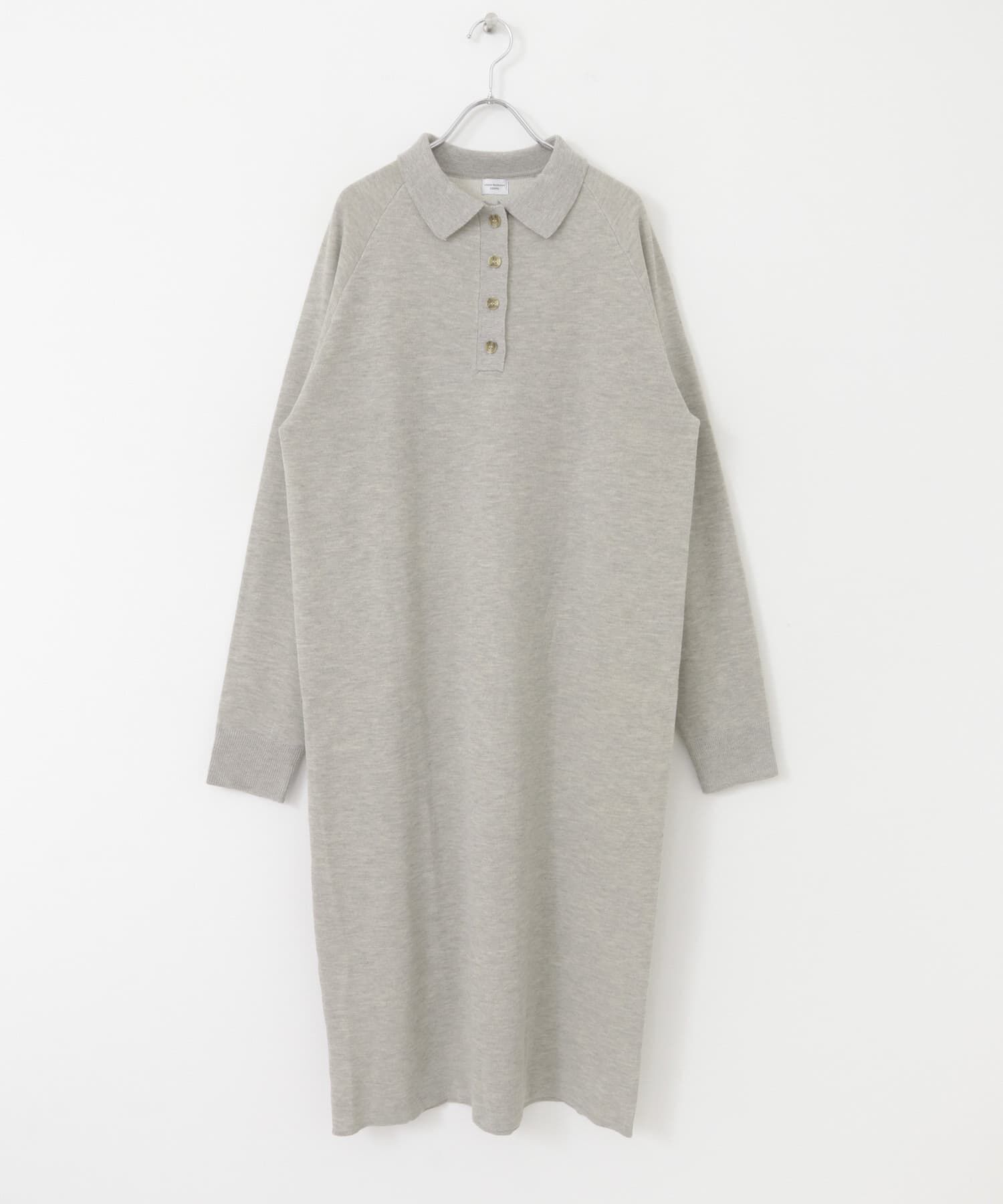 URBAN RESEARCH DOORS「衿付きニットワンピース」|ワンピース|