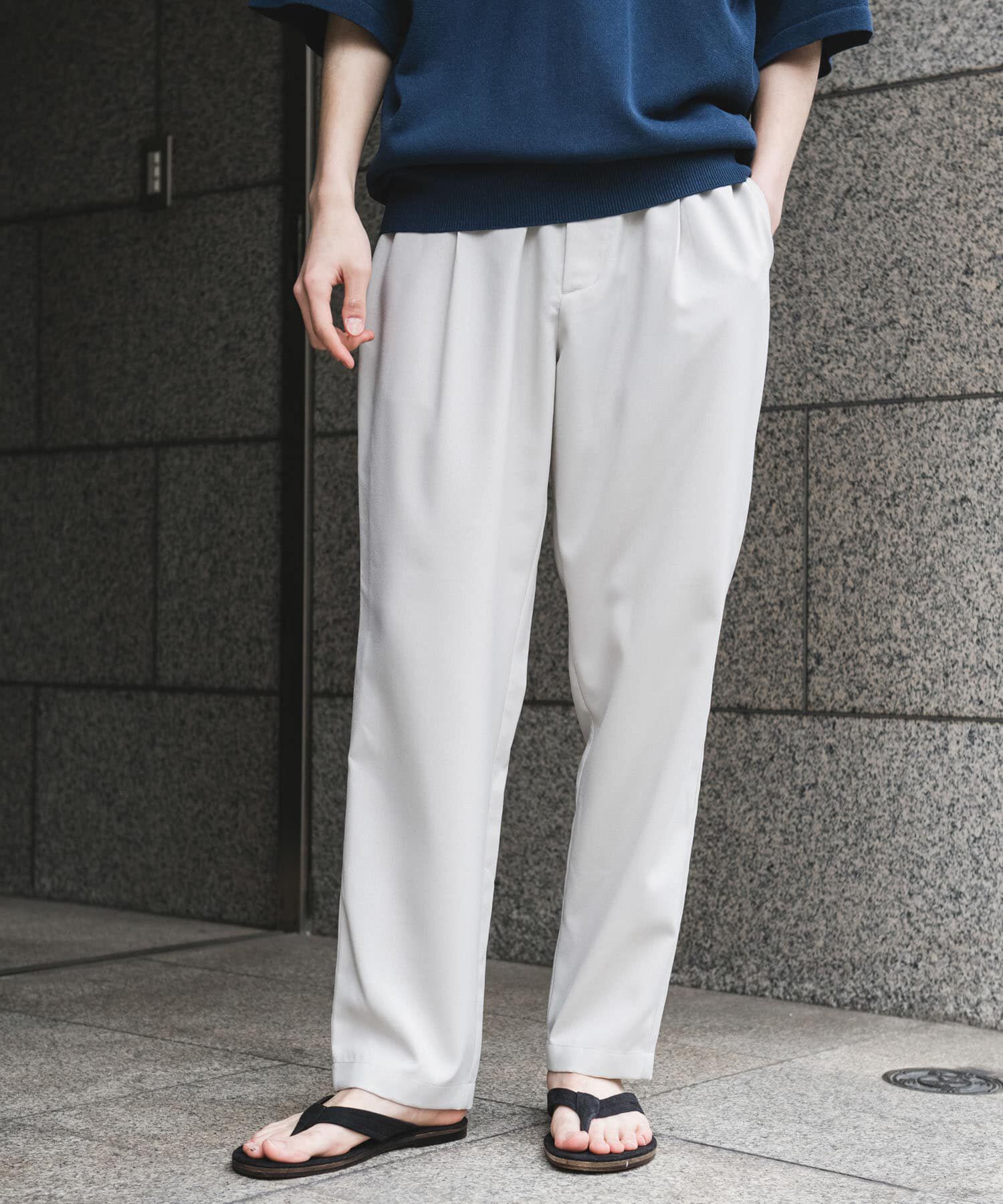 URBAN RESEARCH DOORS「『イージーケア/速乾』リネンライクイージートラウザー」|その他|