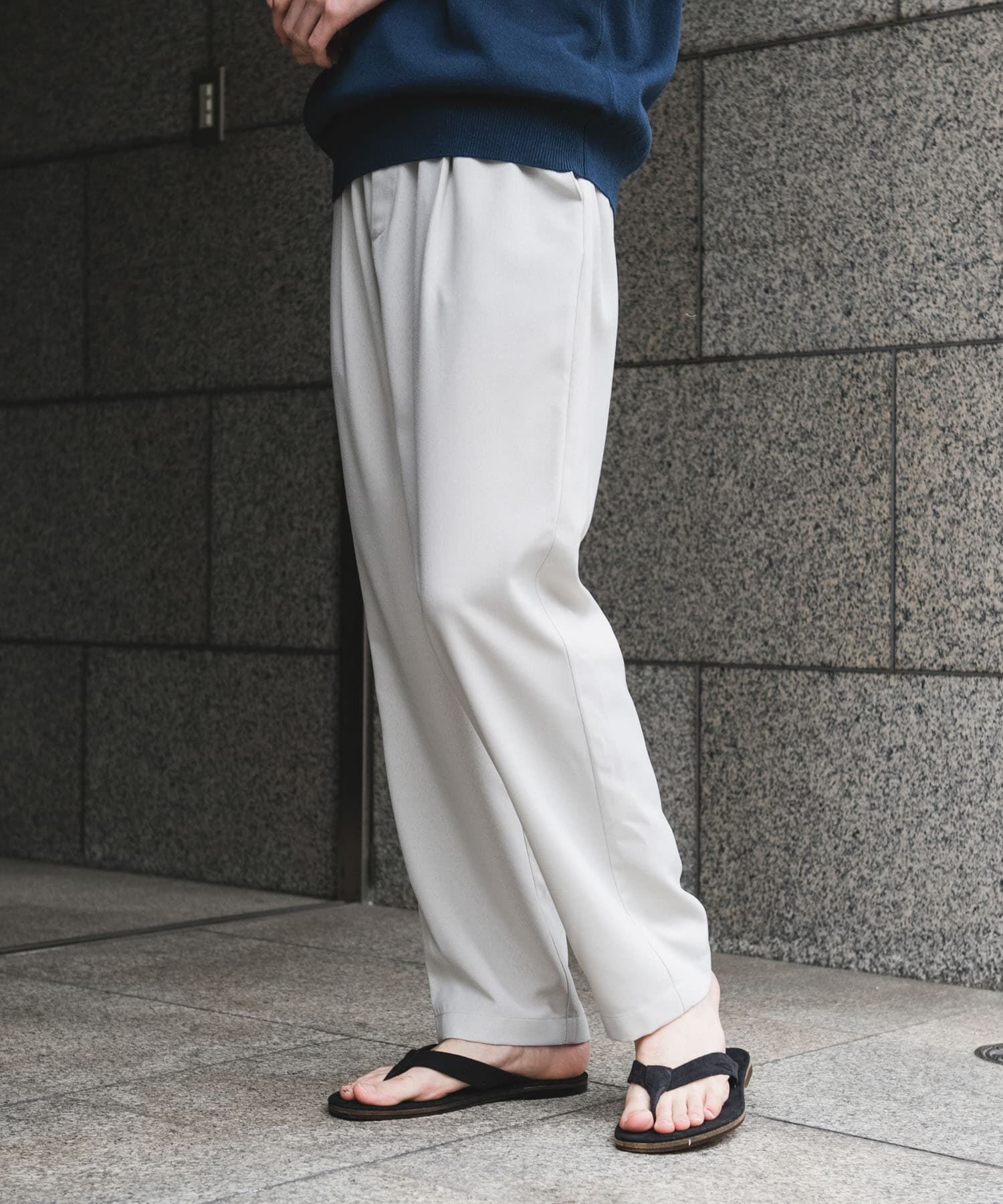 URBAN RESEARCH DOORS「『イージーケア/速乾』リネンライクイージートラウザー」|その他|