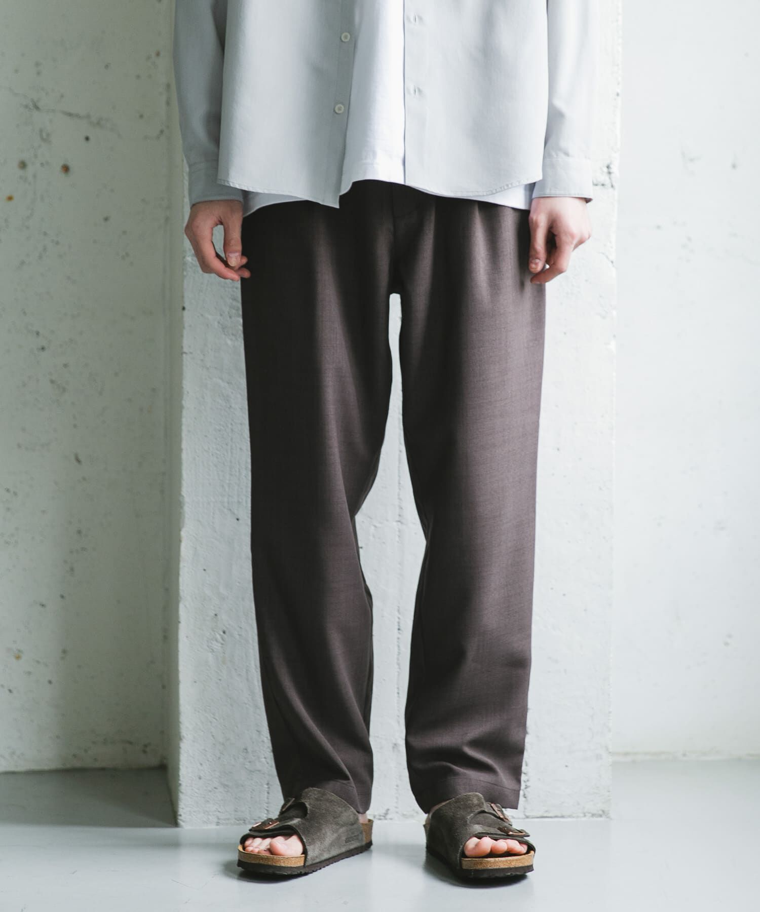 URBAN RESEARCH DOORS「『イージーケア/速乾』リネンライクイージートラウザー」|その他|