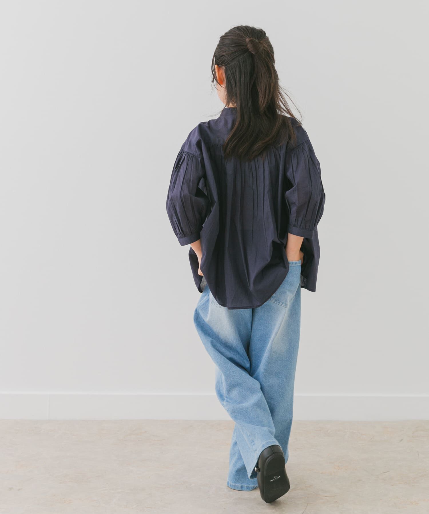 URBAN RESEARCH DOORS「『親子リンク』コットンボイルギャザーブラウス(KIDS)」|その他|