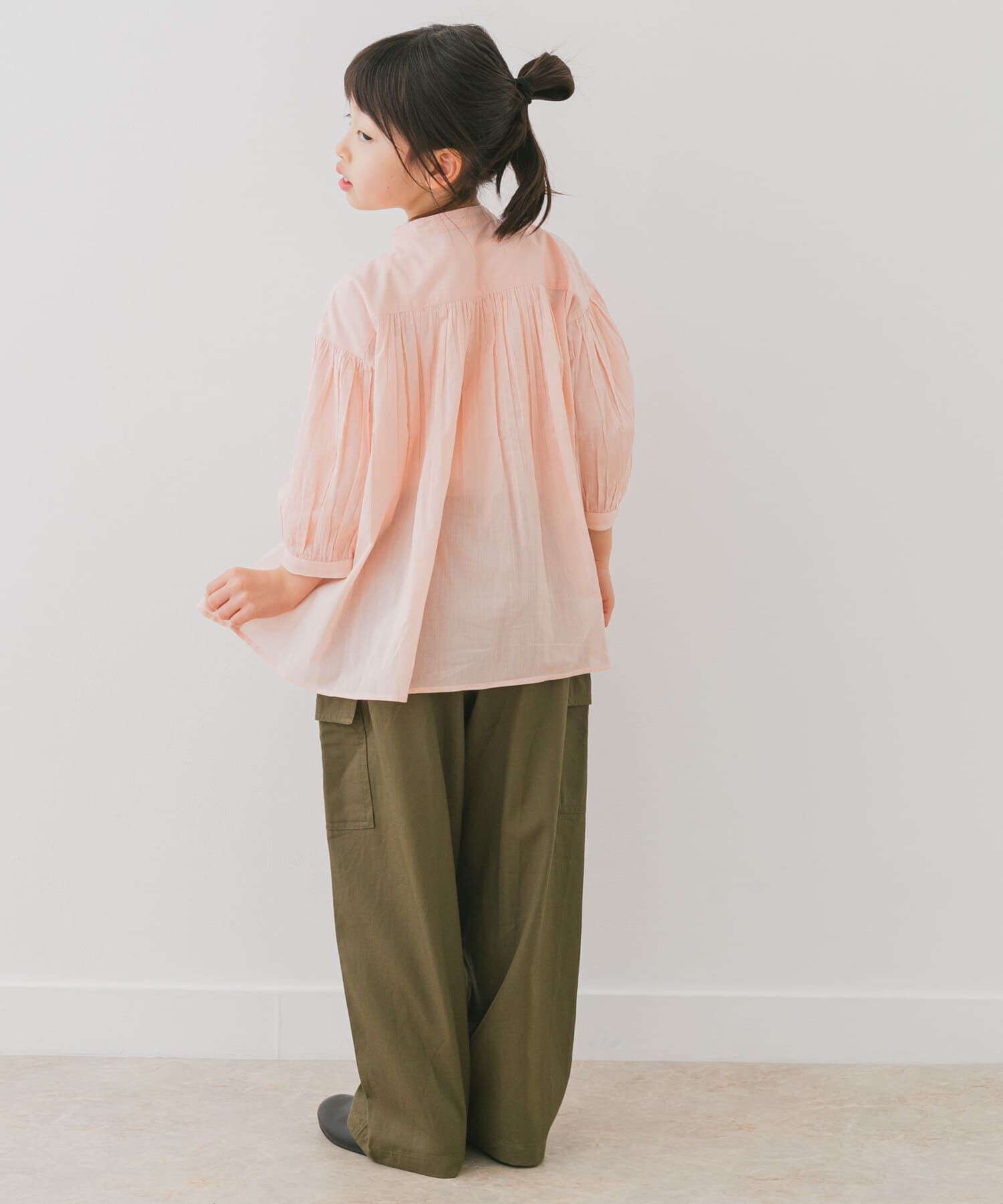 URBAN RESEARCH DOORS「『親子リンク』コットンボイルギャザーブラウス(KIDS)」|その他|