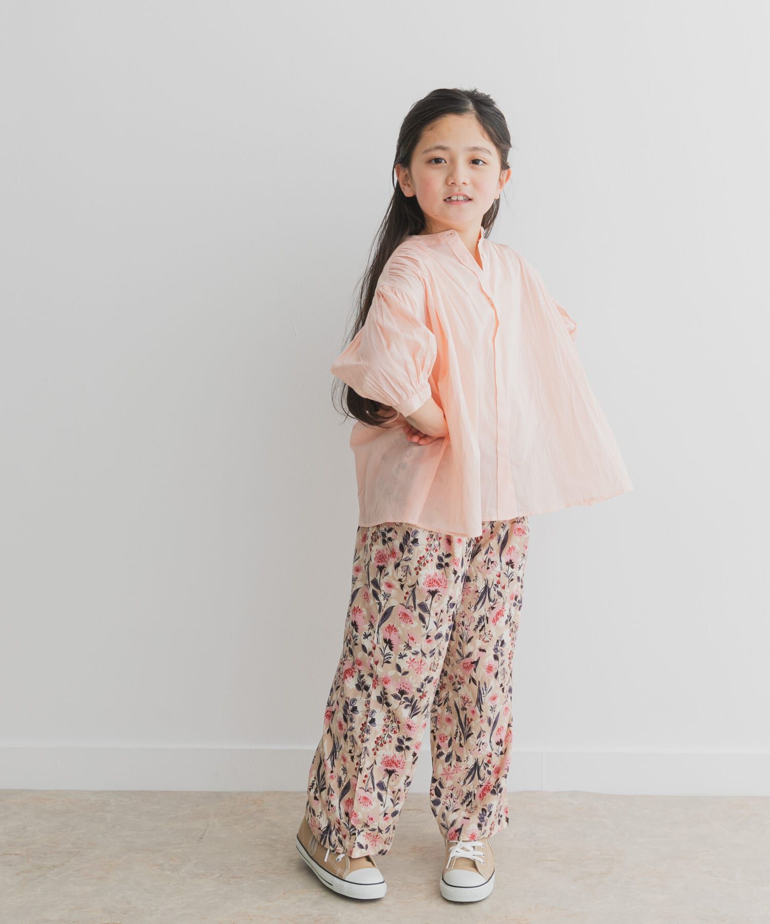 URBAN RESEARCH DOORS「『親子リンク』コットンボイルギャザーブラウス(KIDS)」|その他|