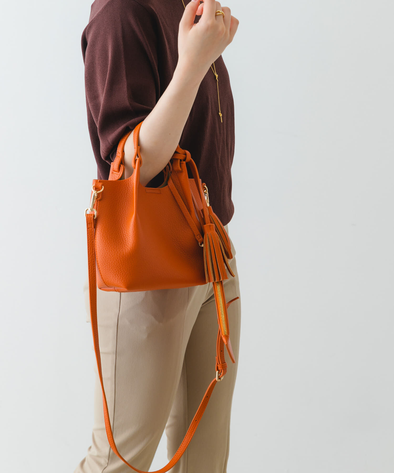 RODE SKO「ポーチ付タックミニショルダーバッグ」|ショルダー・メッセンジャー|