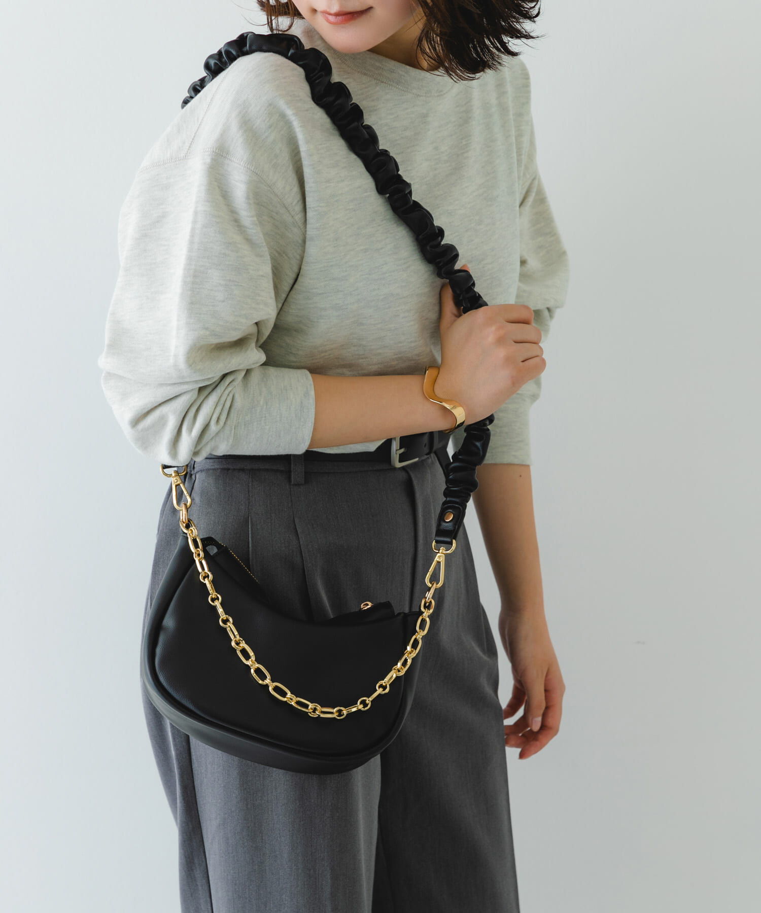 RODE SKO「2WAYチェーンラウンドショルダーバッグ」|ショルダー・メッセンジャー|