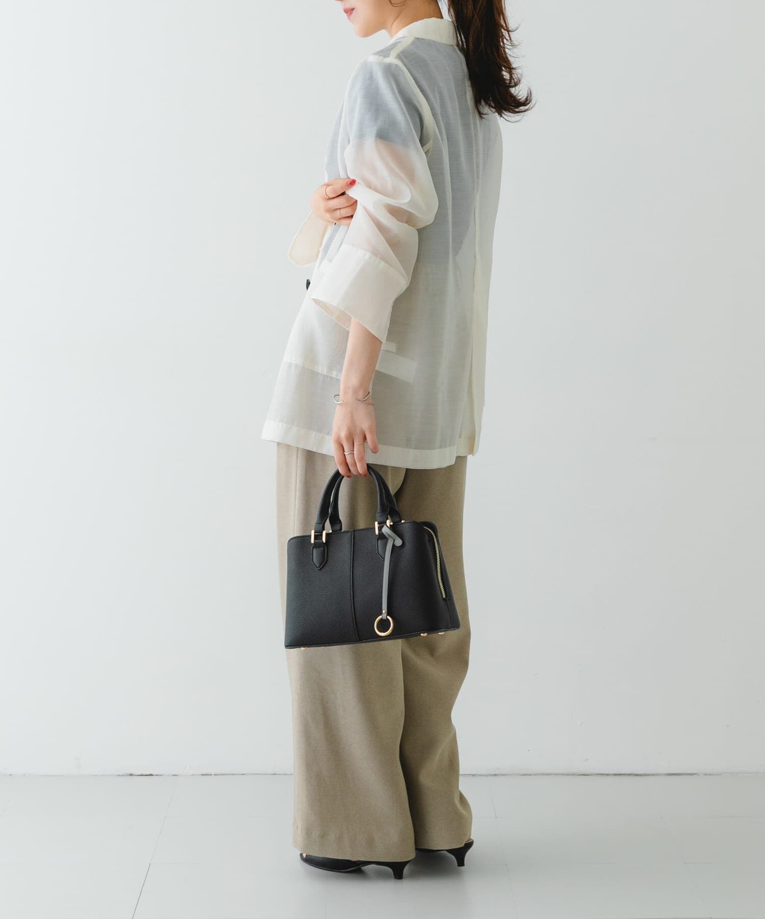 RODE SKO「センターステッチハンドバッグ」|ハンドバッグ|