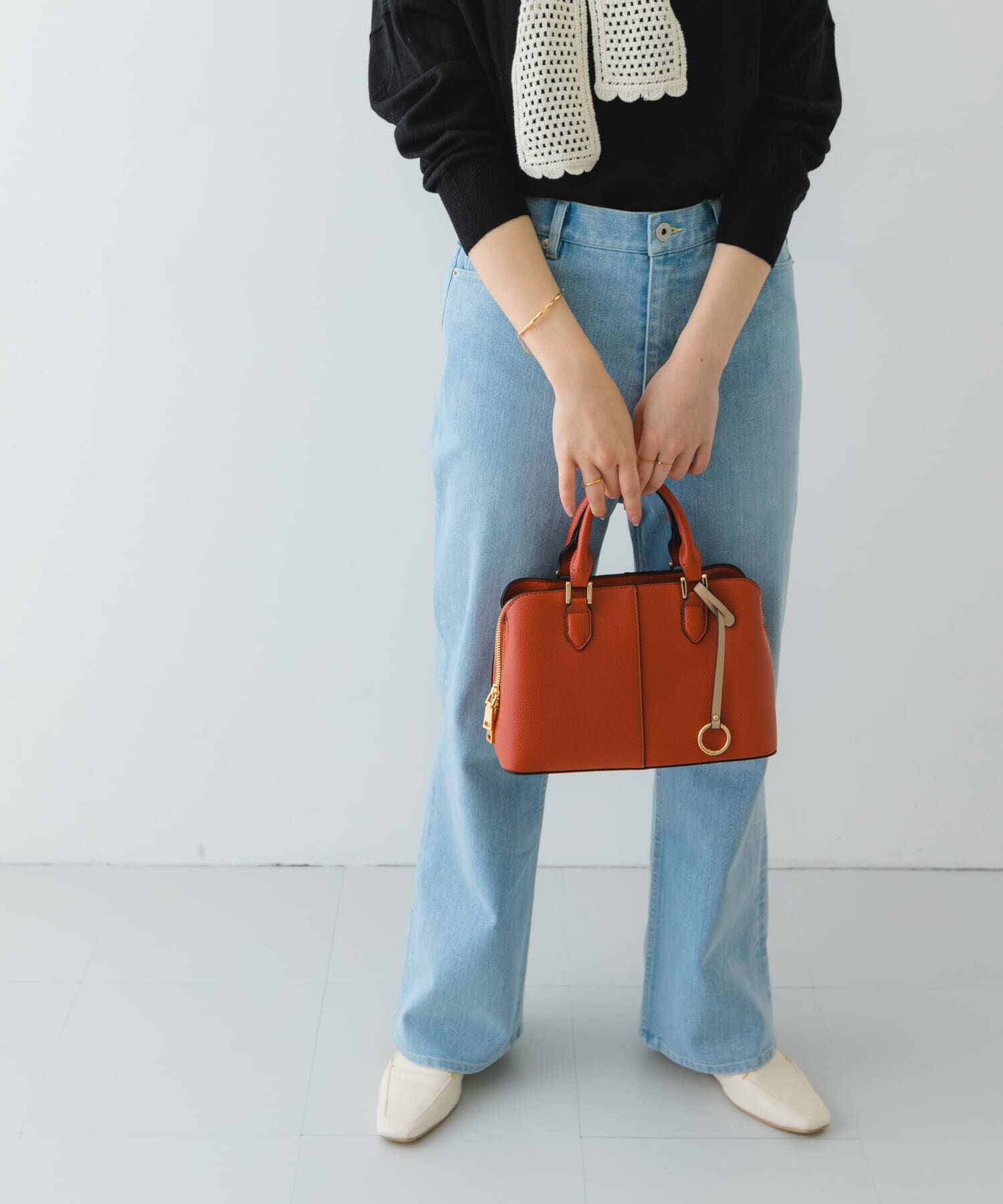 RODE SKO「センターステッチハンドバッグ」|ハンドバッグ|