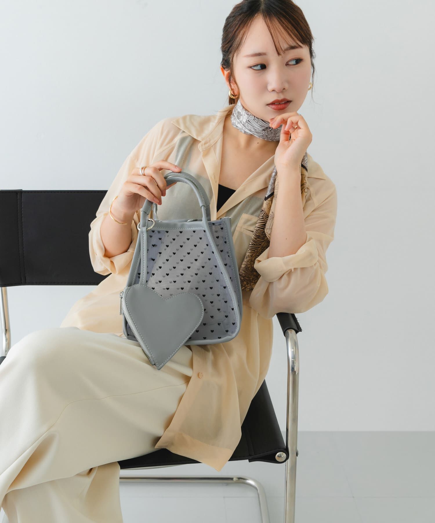 RODE SKO「ハートシアーハンドバッグ」|ハンドバッグ|