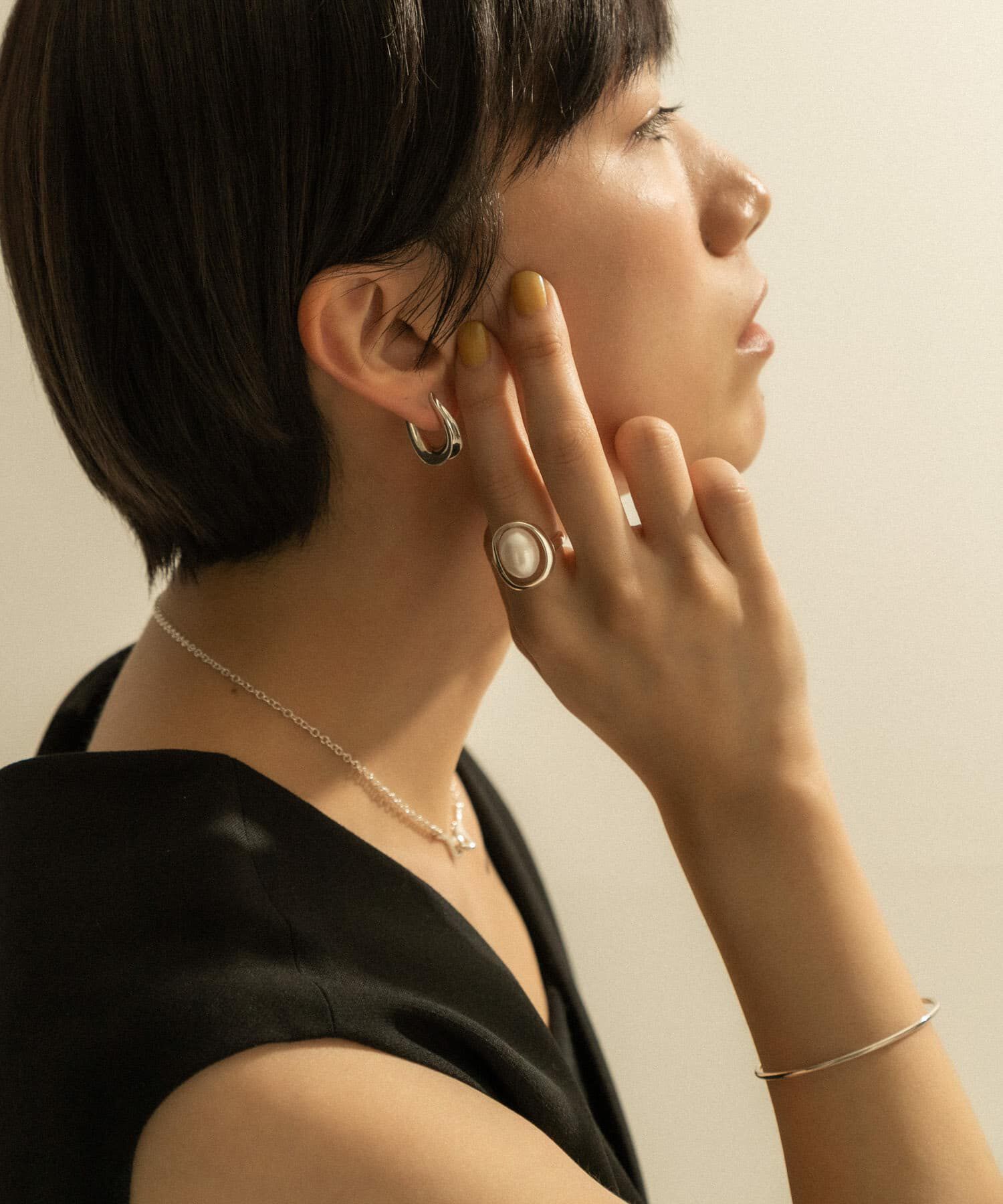 SMELLY「SMELLY so&rsquo;　pearl round ring」|リング|