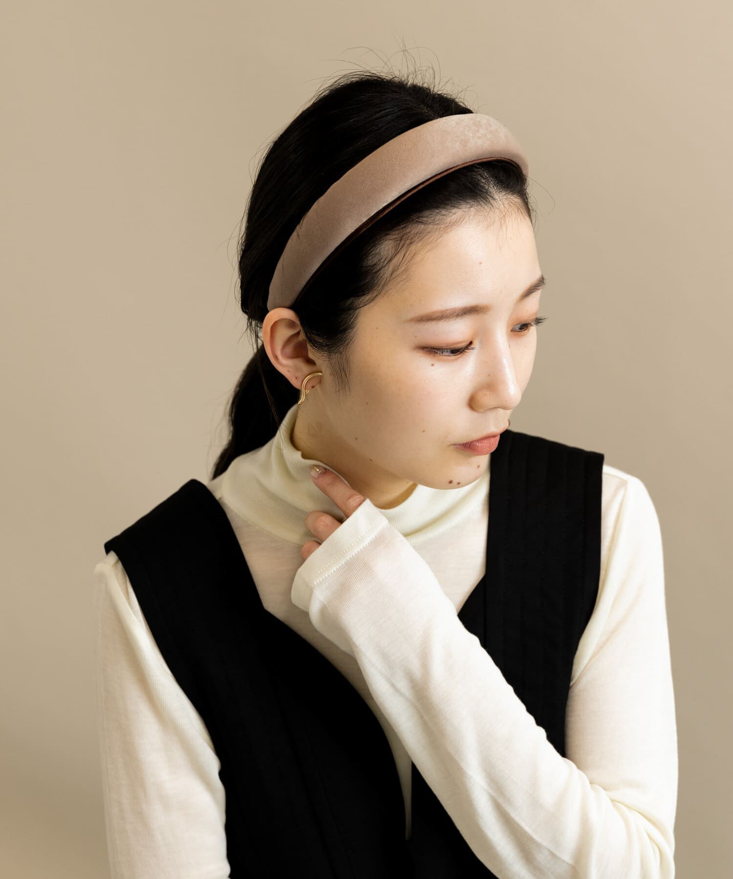 SMELLY「サテンプックリカチューシャ」|カチューシャ|