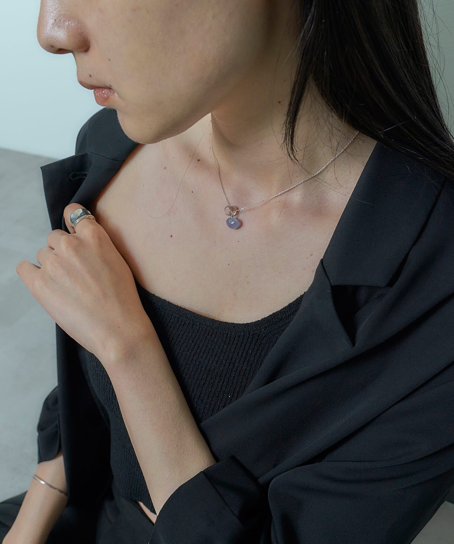 SMELLY「SMELLY so&rsquo;　blue chalcedony  necklace」|ネックレス|