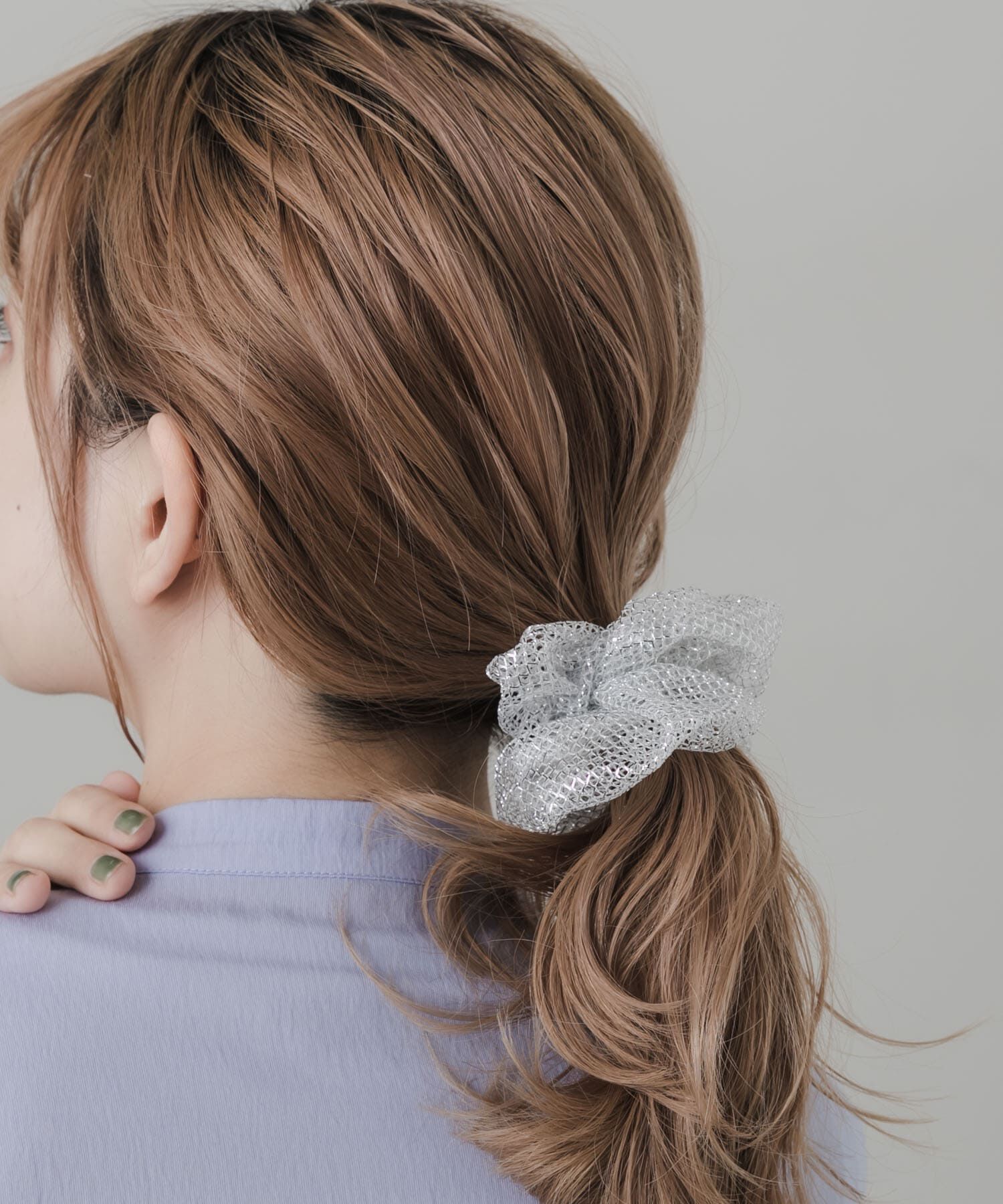 SMELLY「メッシュラメシュシュ」|ヘアゴム・シュシュ|