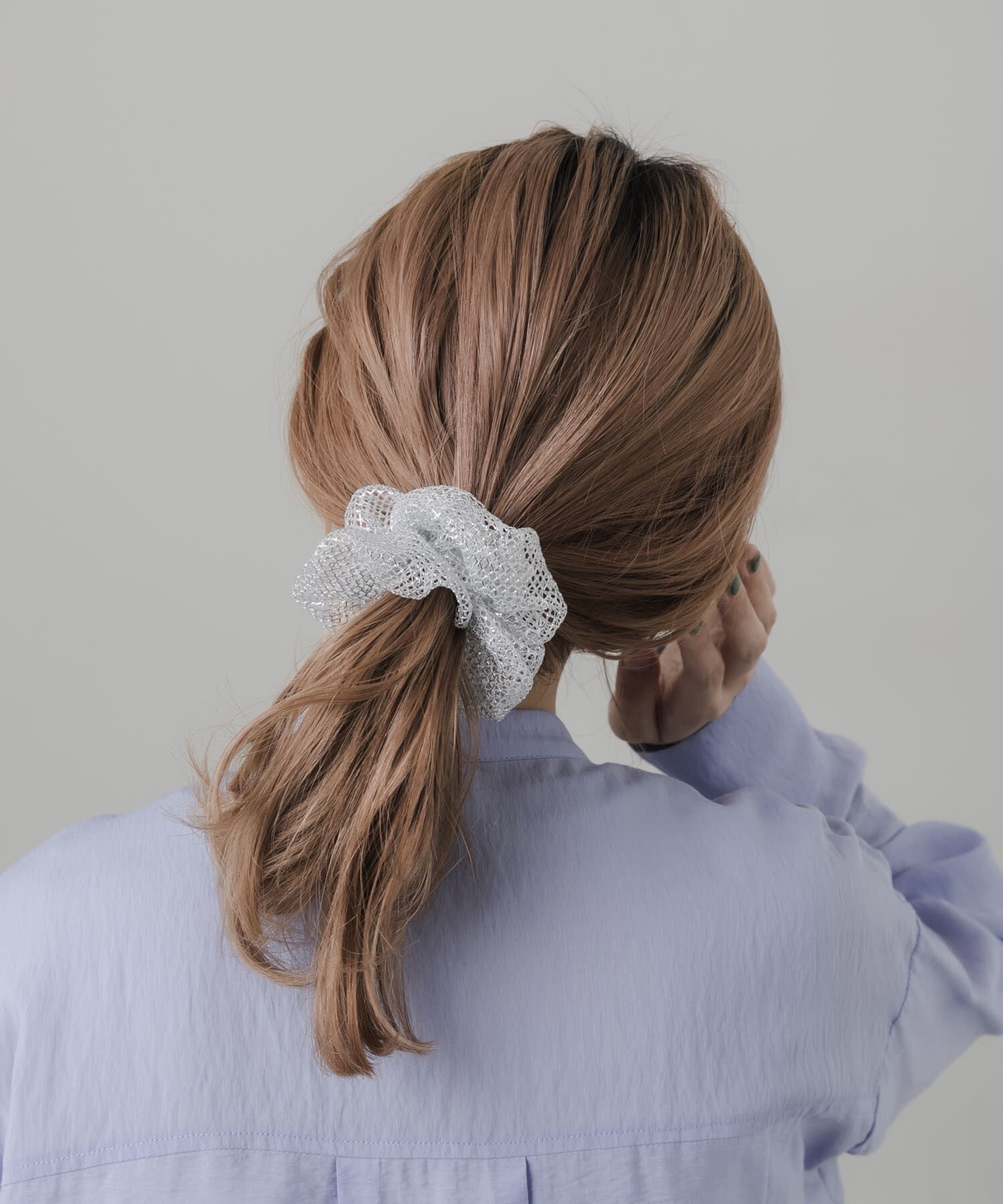 SMELLY「メッシュラメシュシュ」|ヘアゴム・シュシュ|