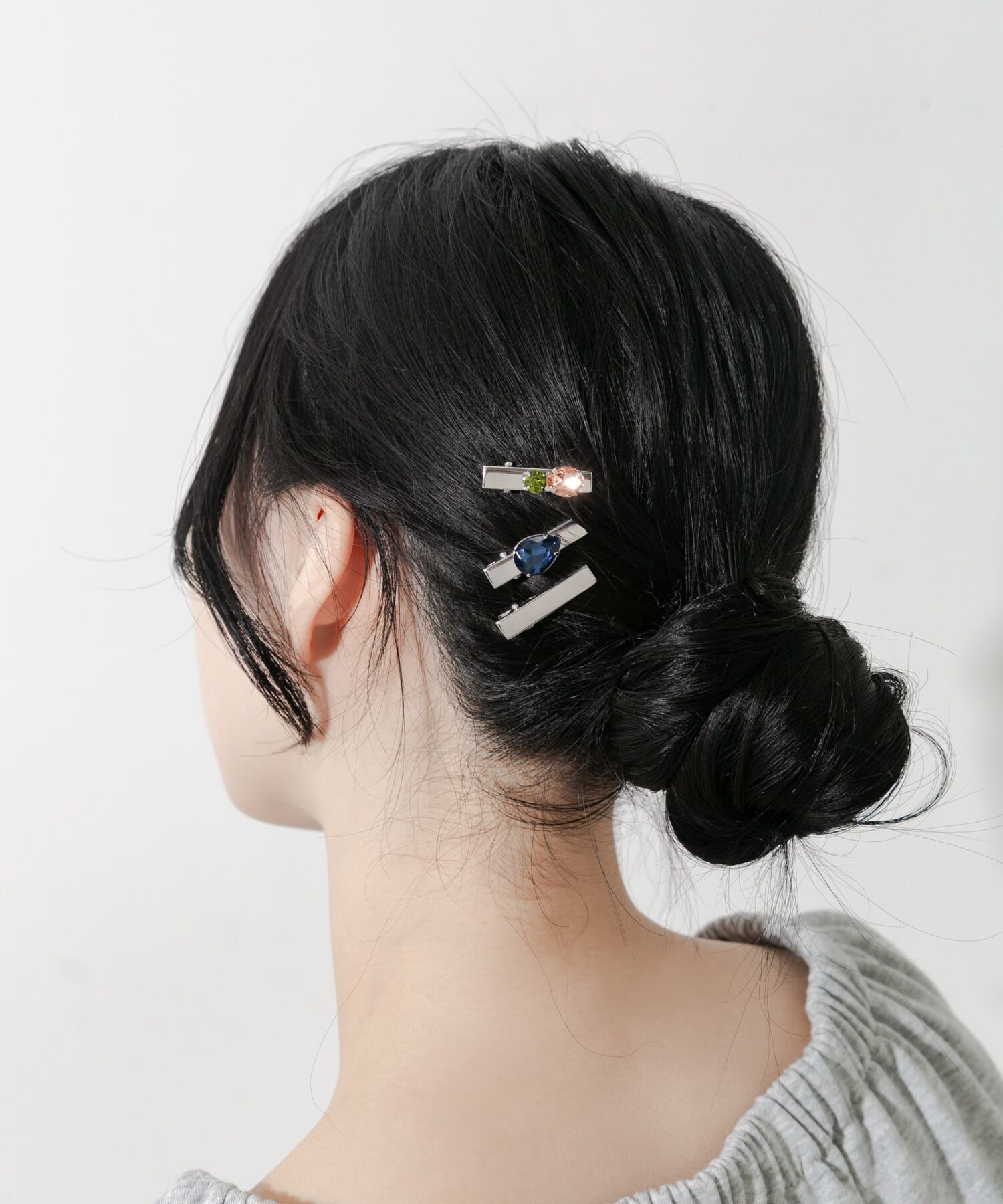 SMELLY「ビジュー3セットクリップピン」|その他|