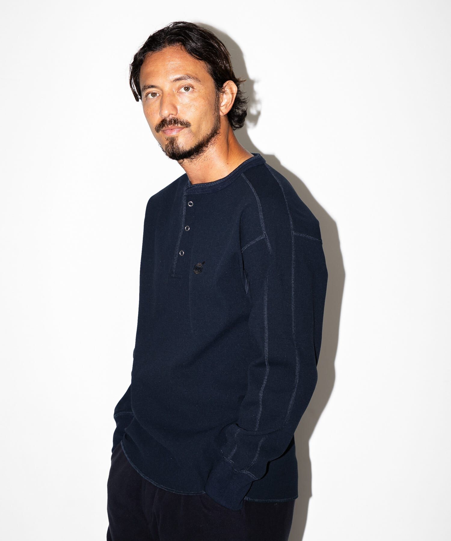 Sonny Label 「OOPS　サーマルヘンリーネックプルオーバー」|Tシャツ・カットソー|