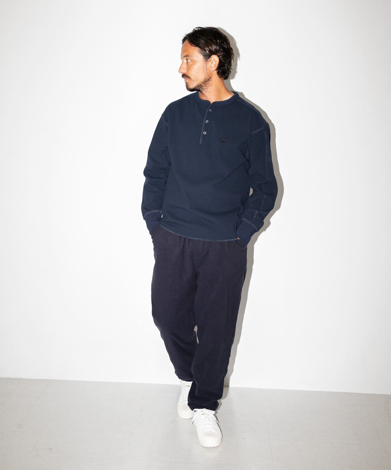 Sonny Label 「OOPS　サーマルヘンリーネックプルオーバー」|Tシャツ・カットソー|