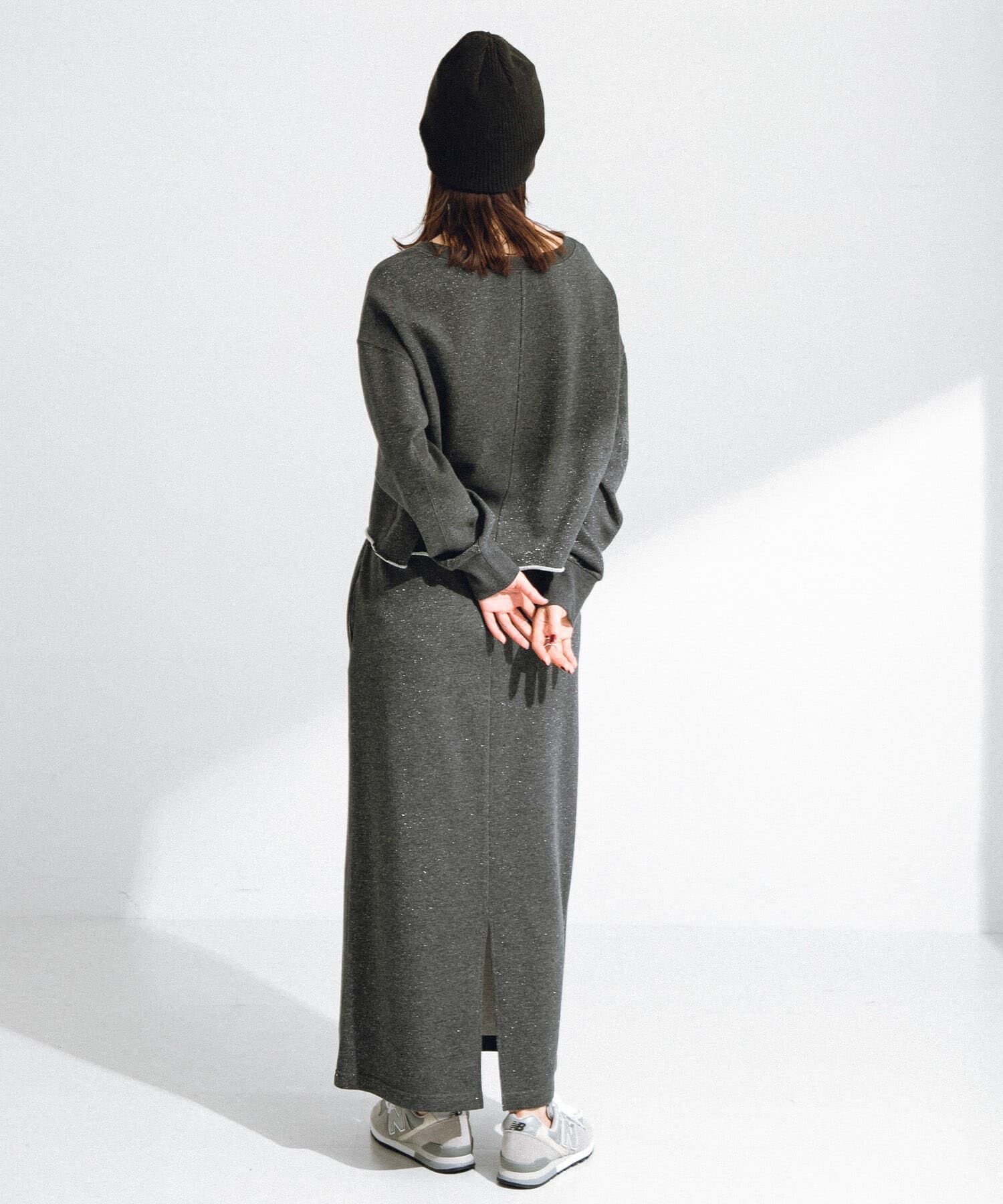 Sonny Label 「『WEB/一部店舗限定』ラメ裏毛スウェット&スカートセットアップ」|ワンピース|