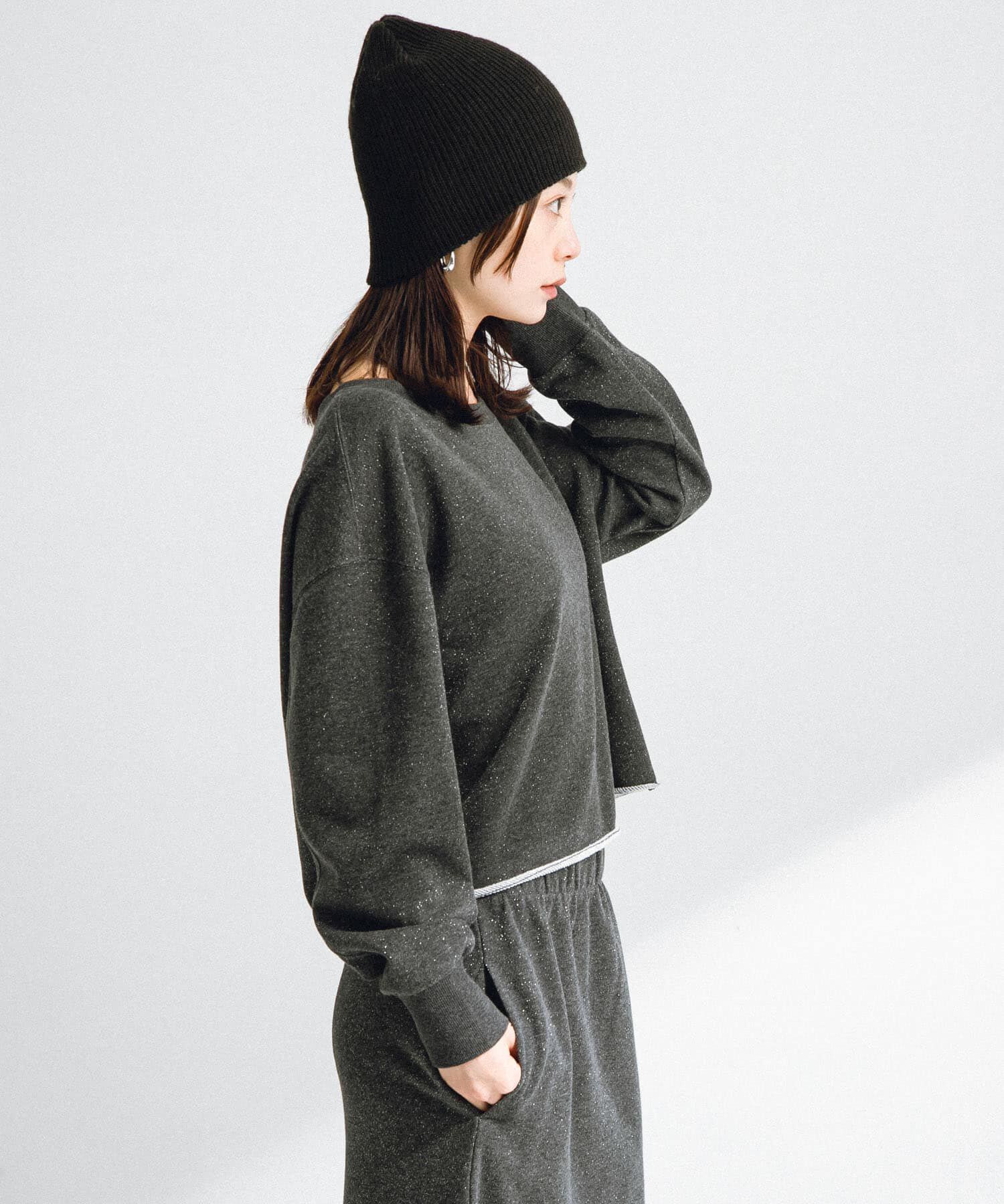 Sonny Label 「『WEB/一部店舗限定』ラメ裏毛スウェット&スカートセットアップ」|ワンピース|