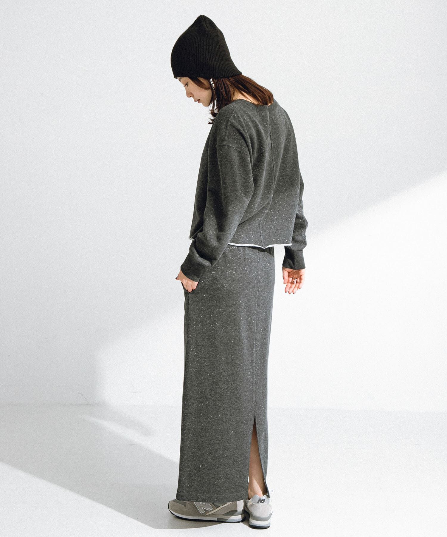 Sonny Label 「『WEB/一部店舗限定』ラメ裏毛スウェット&スカートセットアップ」|ワンピース|