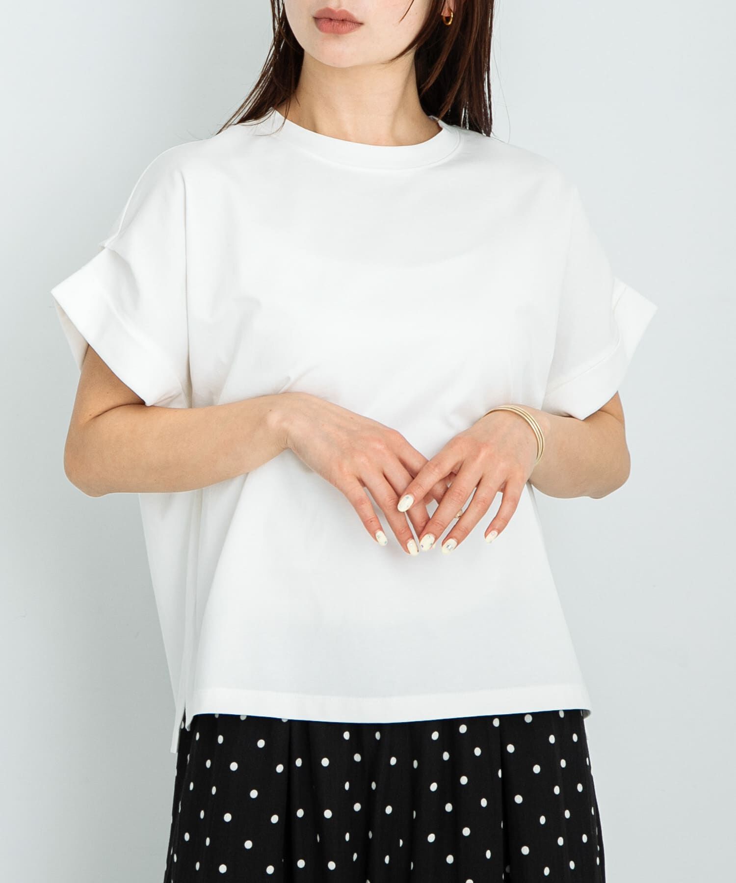 Sonny Label 「ダブルタックフレンチスリーブプルオーバー」|Tシャツ・カットソー|オフホワイト