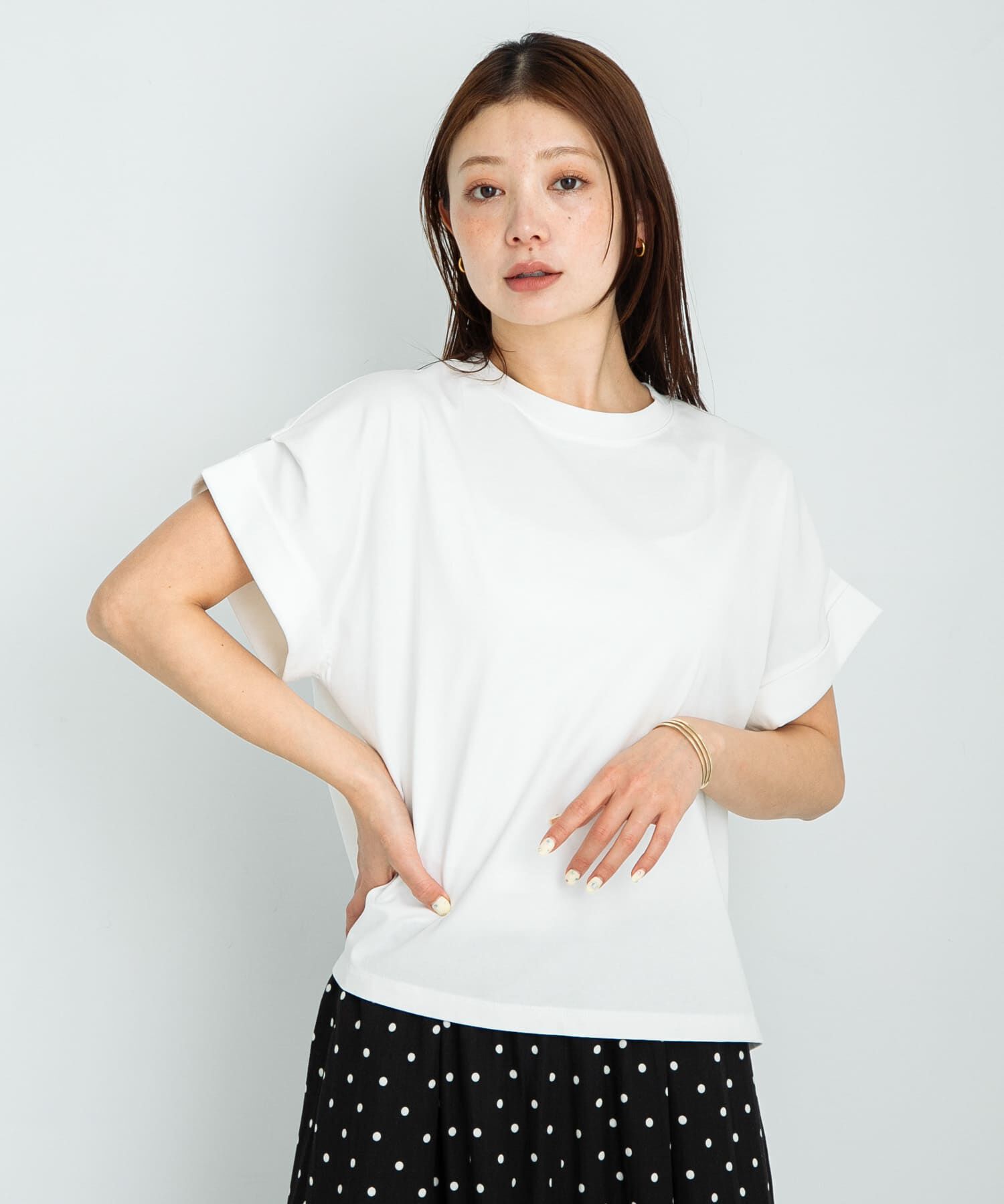 Sonny Label 「ダブルタックフレンチスリーブプルオーバー」|Tシャツ・カットソー|