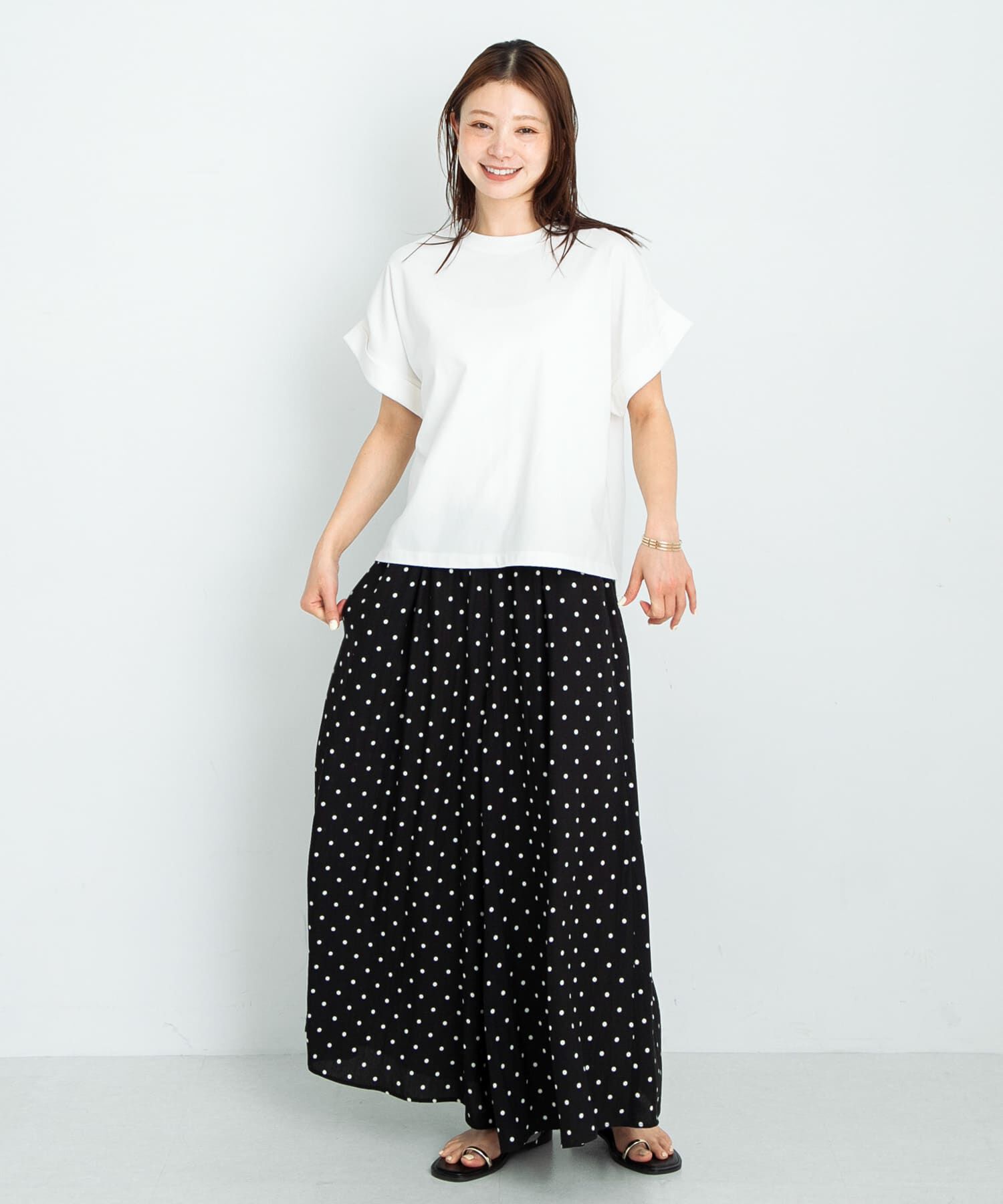 Sonny Label 「ダブルタックフレンチスリーブプルオーバー」|Tシャツ・カットソー|