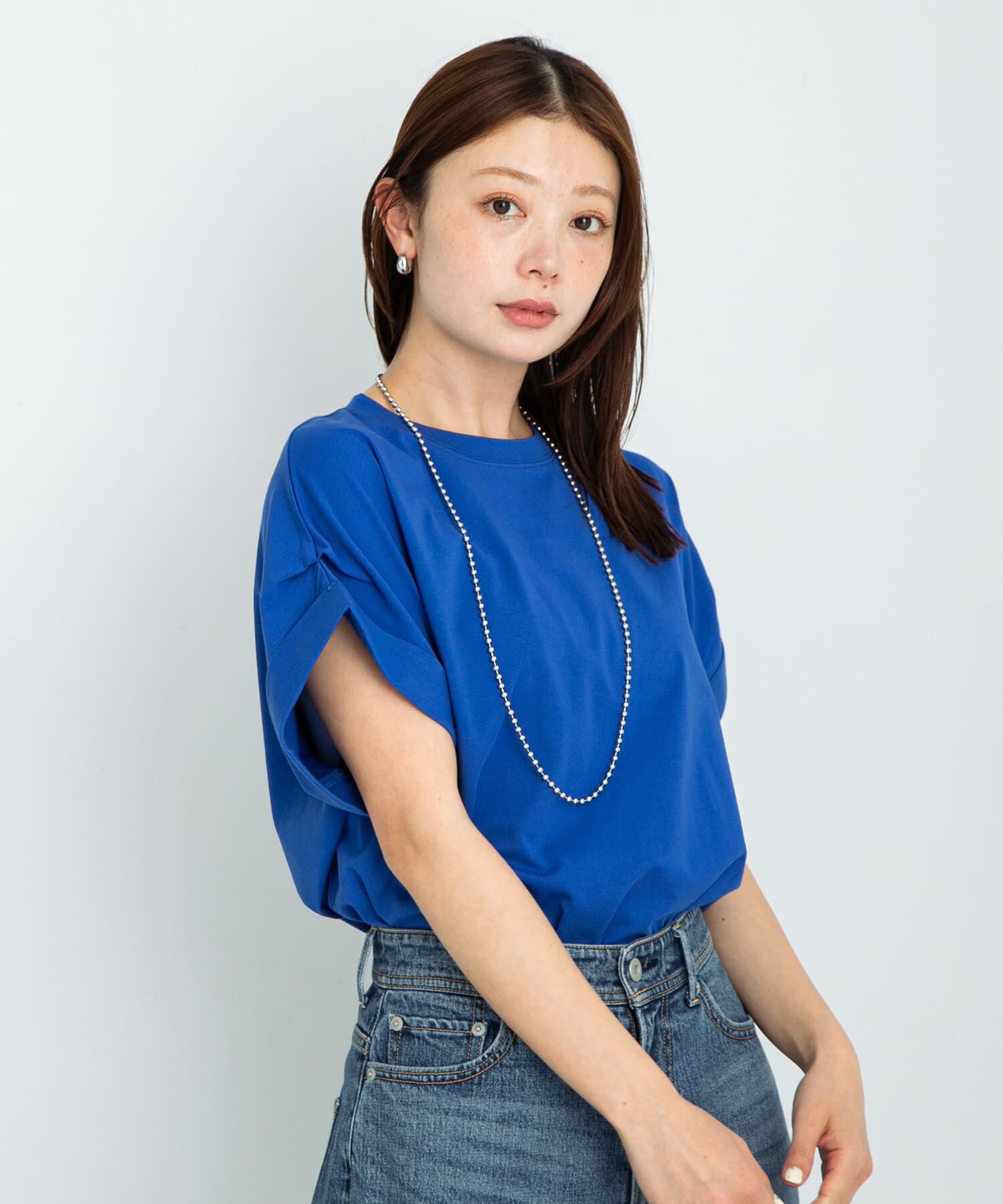 Sonny Label 「ダブルタックフレンチスリーブプルオーバー」|Tシャツ・カットソー|