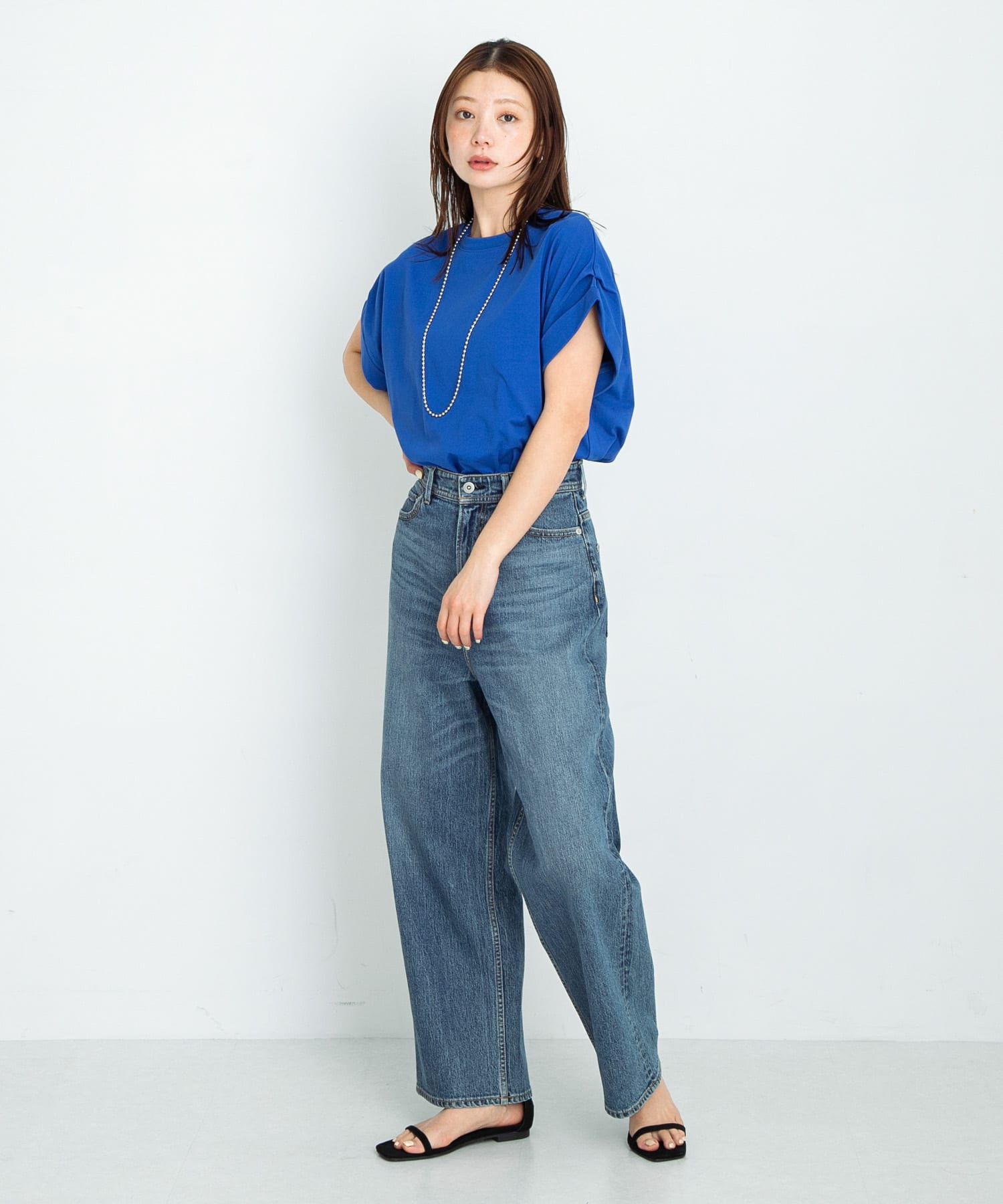 Sonny Label 「ダブルタックフレンチスリーブプルオーバー」|Tシャツ・カットソー|