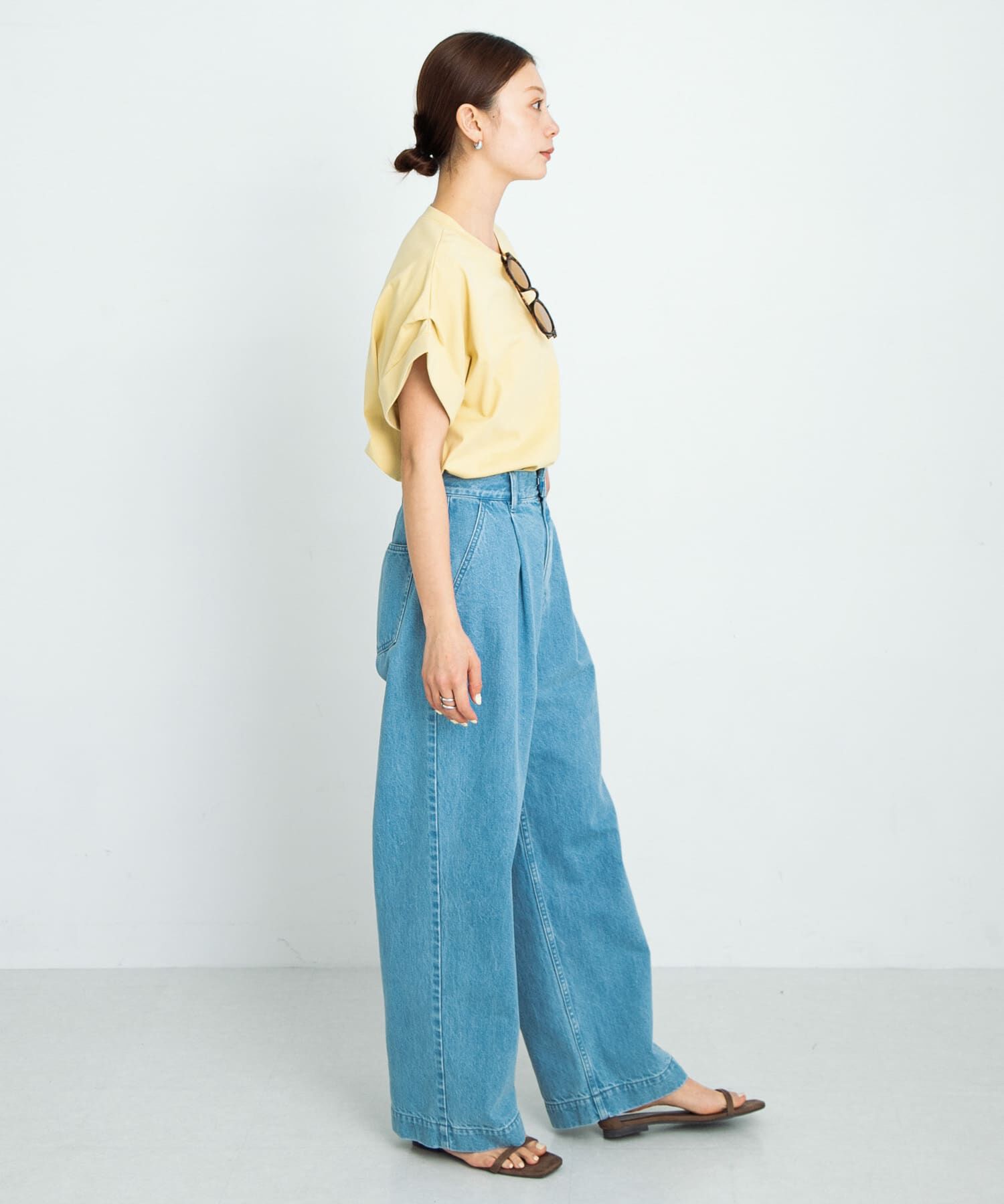 Sonny Label 「ダブルタックフレンチスリーブプルオーバー」|Tシャツ・カットソー|