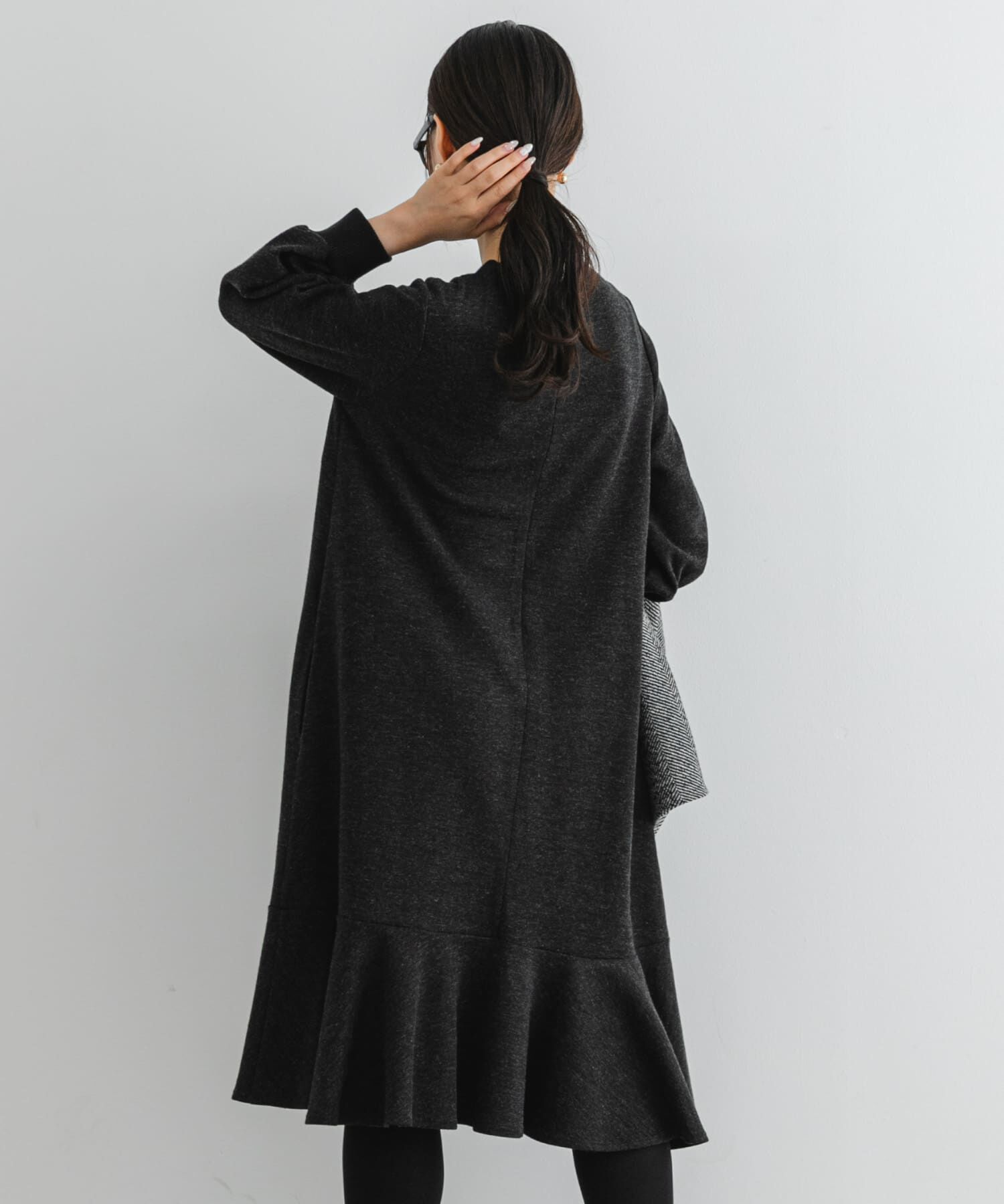 URBAN RESEARCH ROSSO「『40サイズ/高身長向けも展開』F by ROSSO　裾フレアワンピース」|ワンピース|