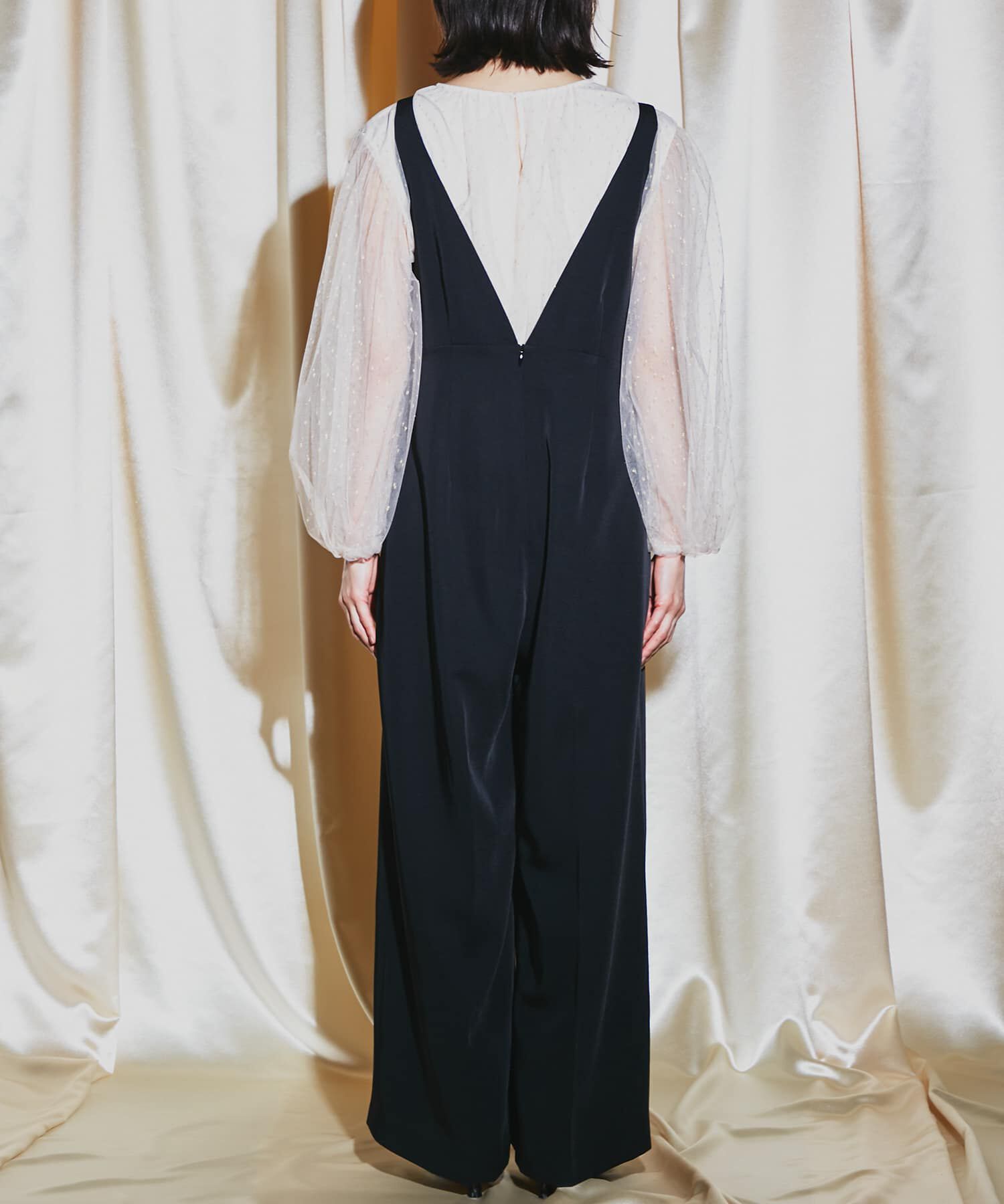 URBAN RESEARCH ROSSO「ワイドパンツデザインオールインワン」|スカート|