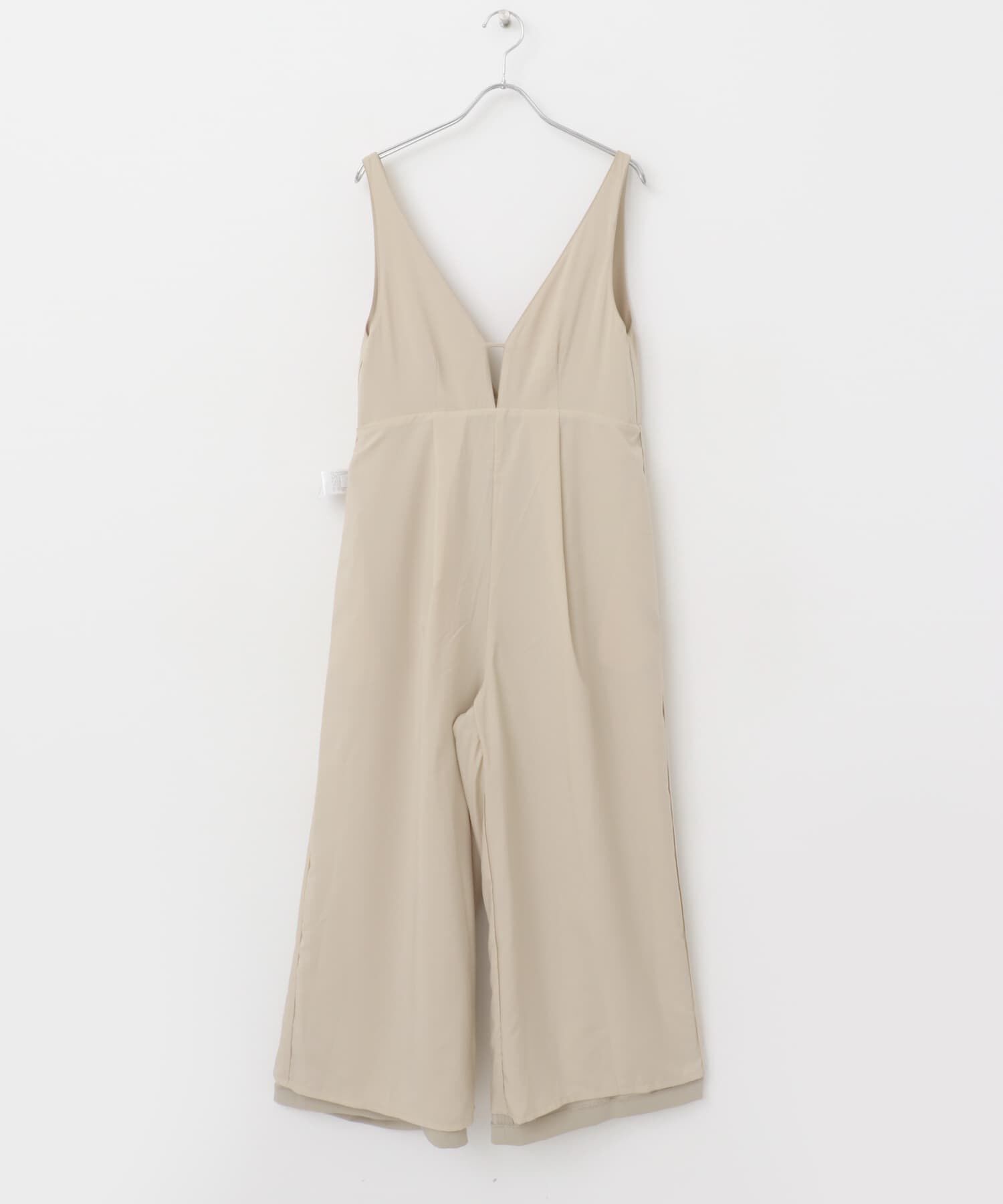 URBAN RESEARCH ROSSO「ワイドパンツデザインオールインワン」|スカート|