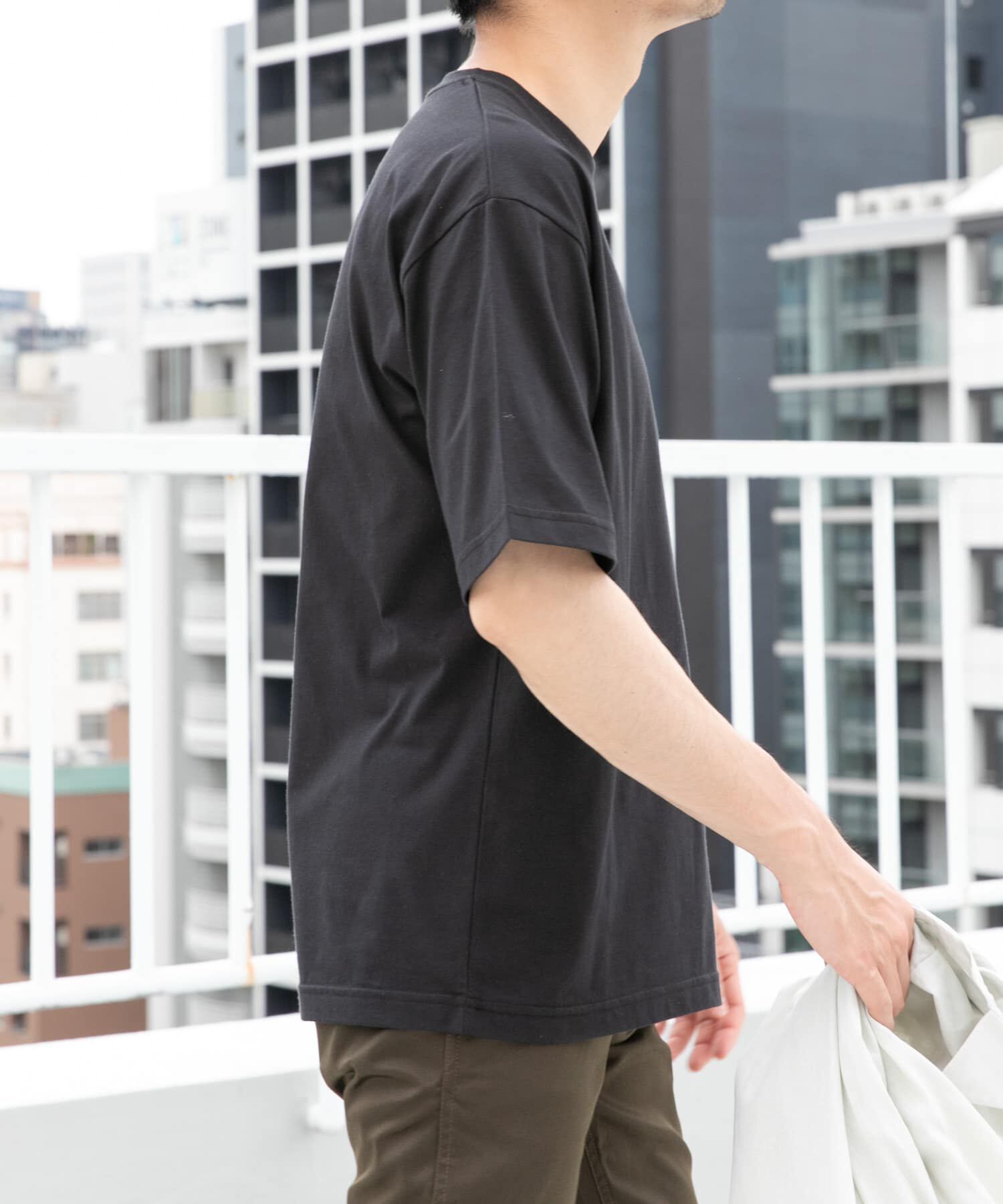 URBAN RESEARCH ROSSO「『接触冷感』『XLサイズあり』Cool TouchシルケットTシャツ」|Tシャツ・カットソー|