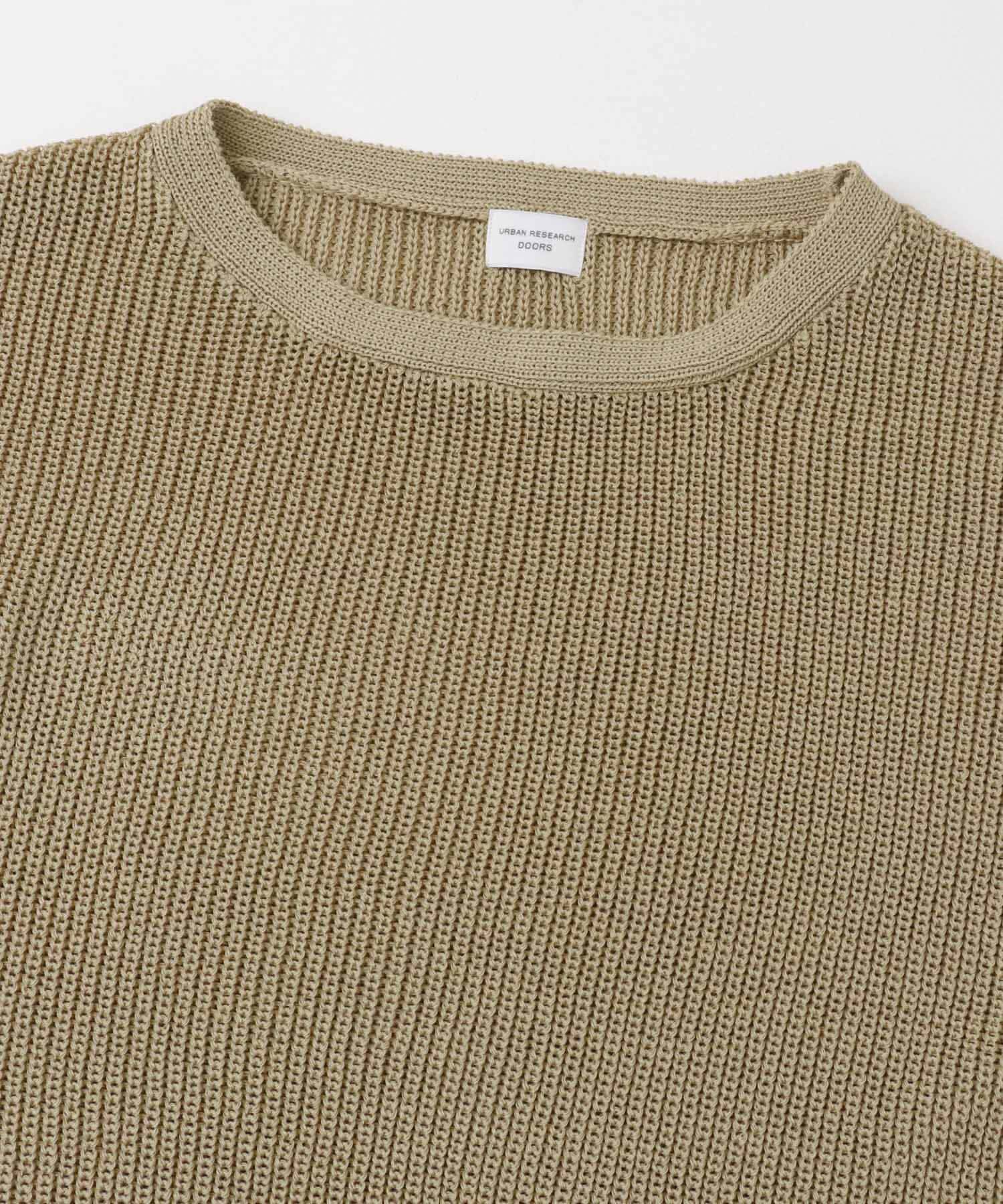 URBAN RESEARCH DOORS「リネンライクニットプルオーバー」|ニット・セーター|
