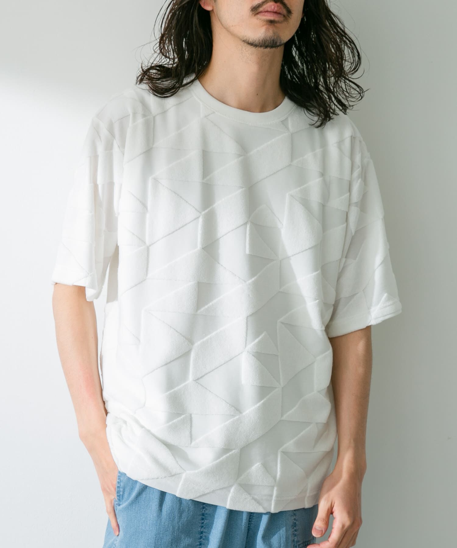 Sonny Label 「パイルスウィッチングショートスリーブTシャツ」|Tシャツ・カットソー|