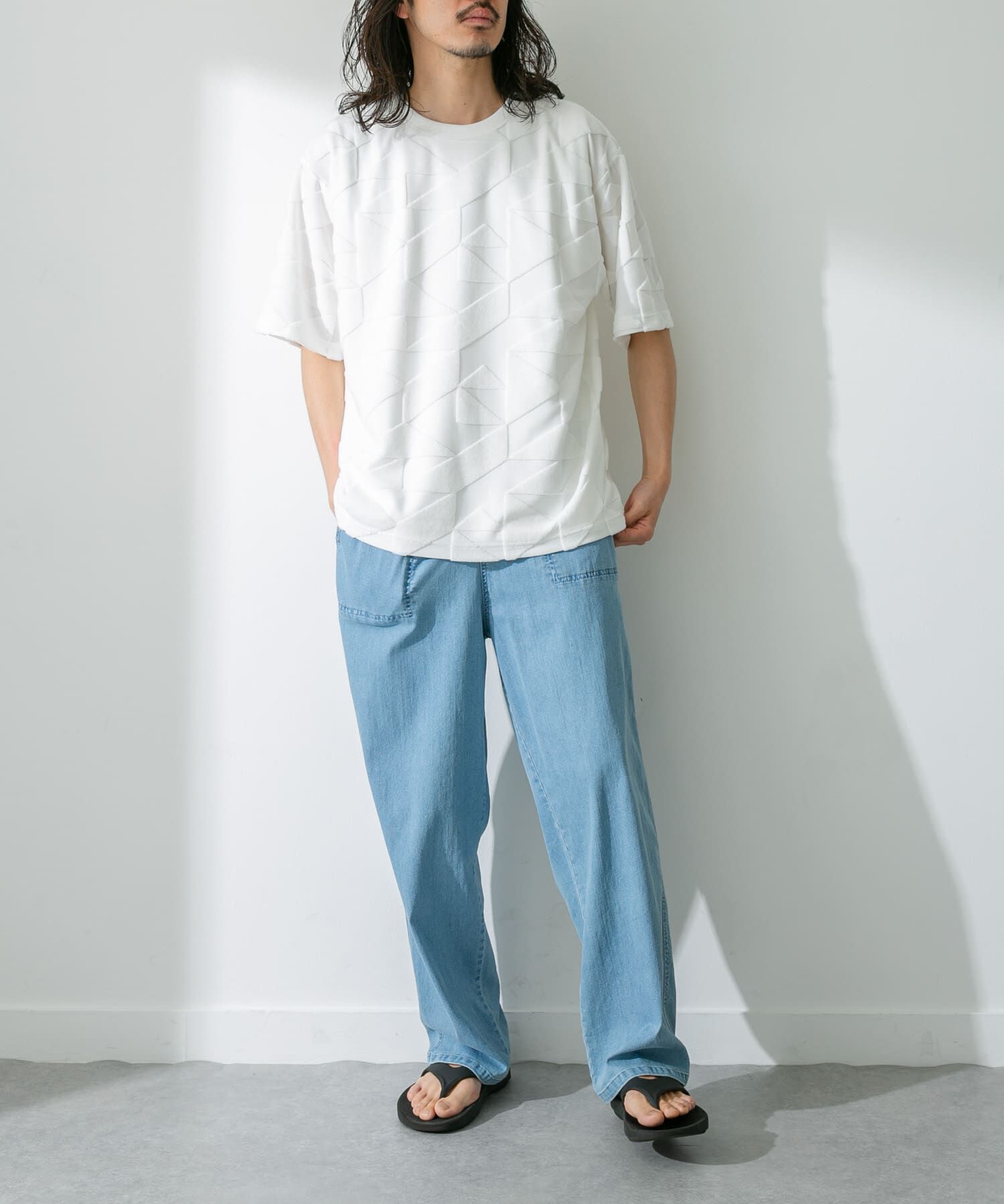 Sonny Label 「パイルスウィッチングショートスリーブTシャツ」|Tシャツ・カットソー|