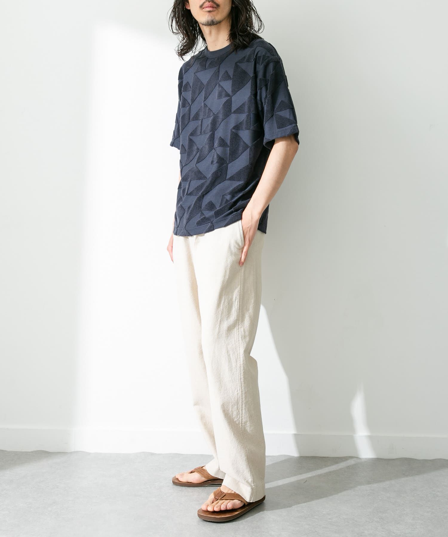 Sonny Label 「パイルスウィッチングショートスリーブTシャツ」|Tシャツ・カットソー|